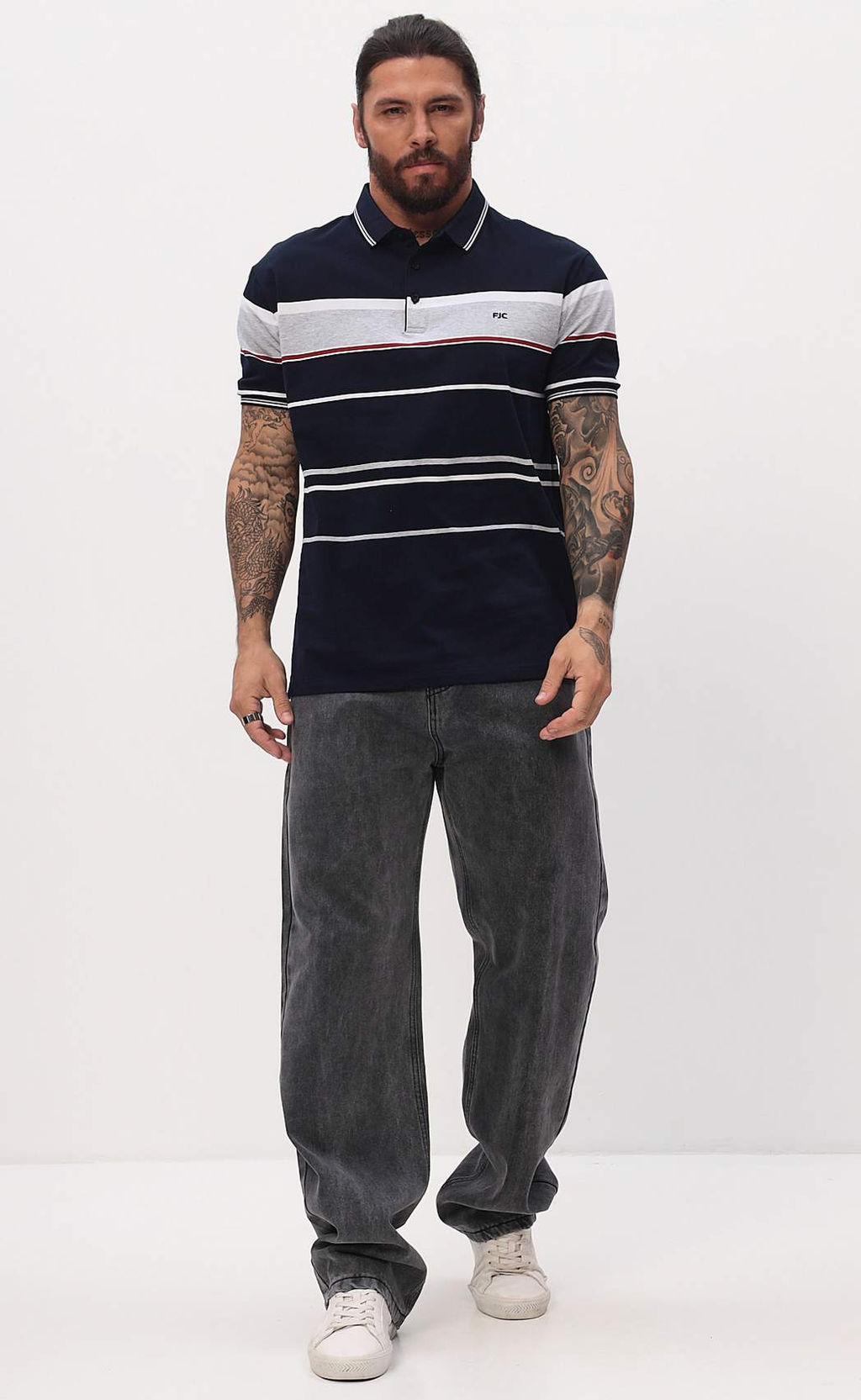 Поло муж. F511-07-825 blue - Fine joyce фото 3