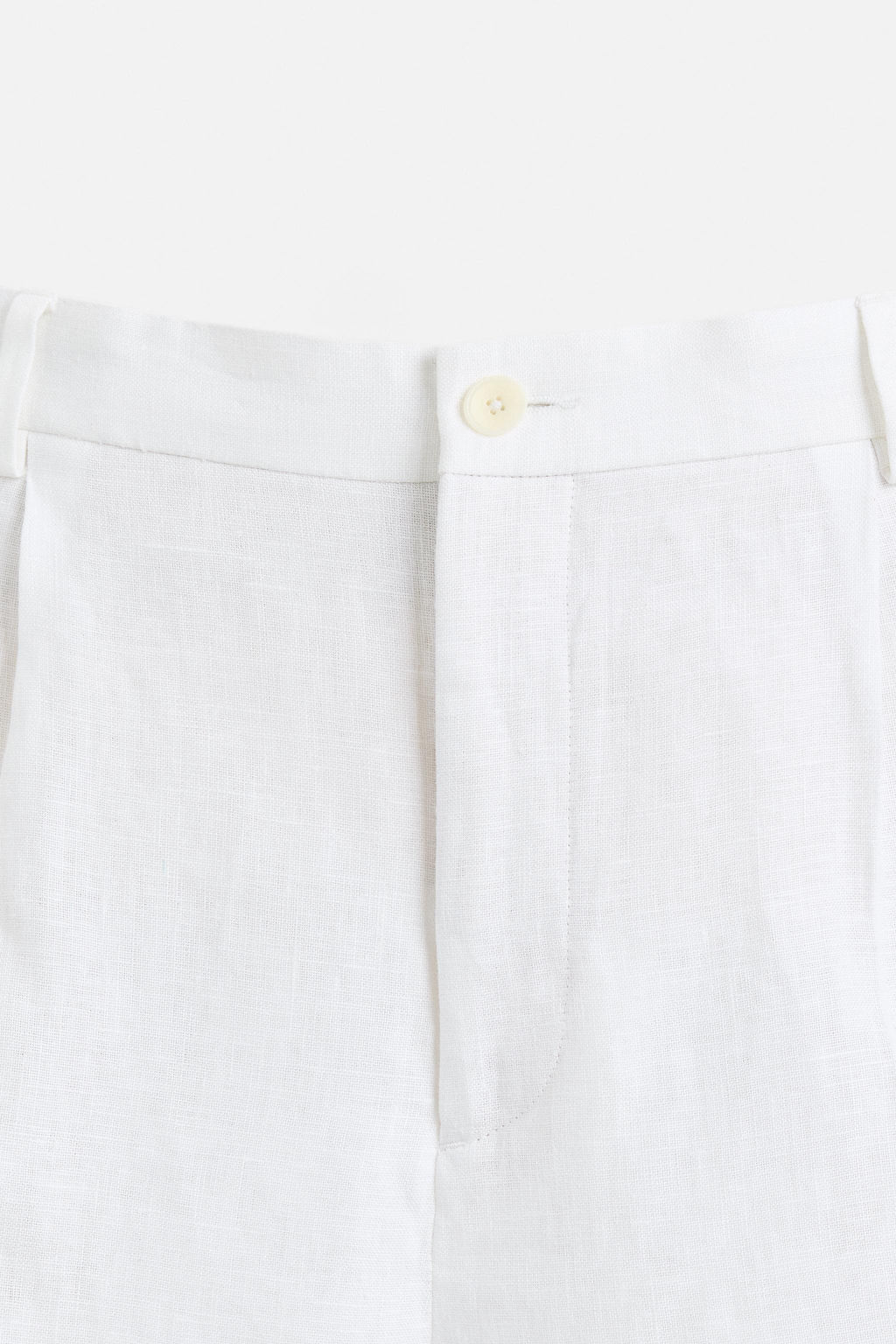100% LINEN PLEATED TROUSERS - Zara фото 9