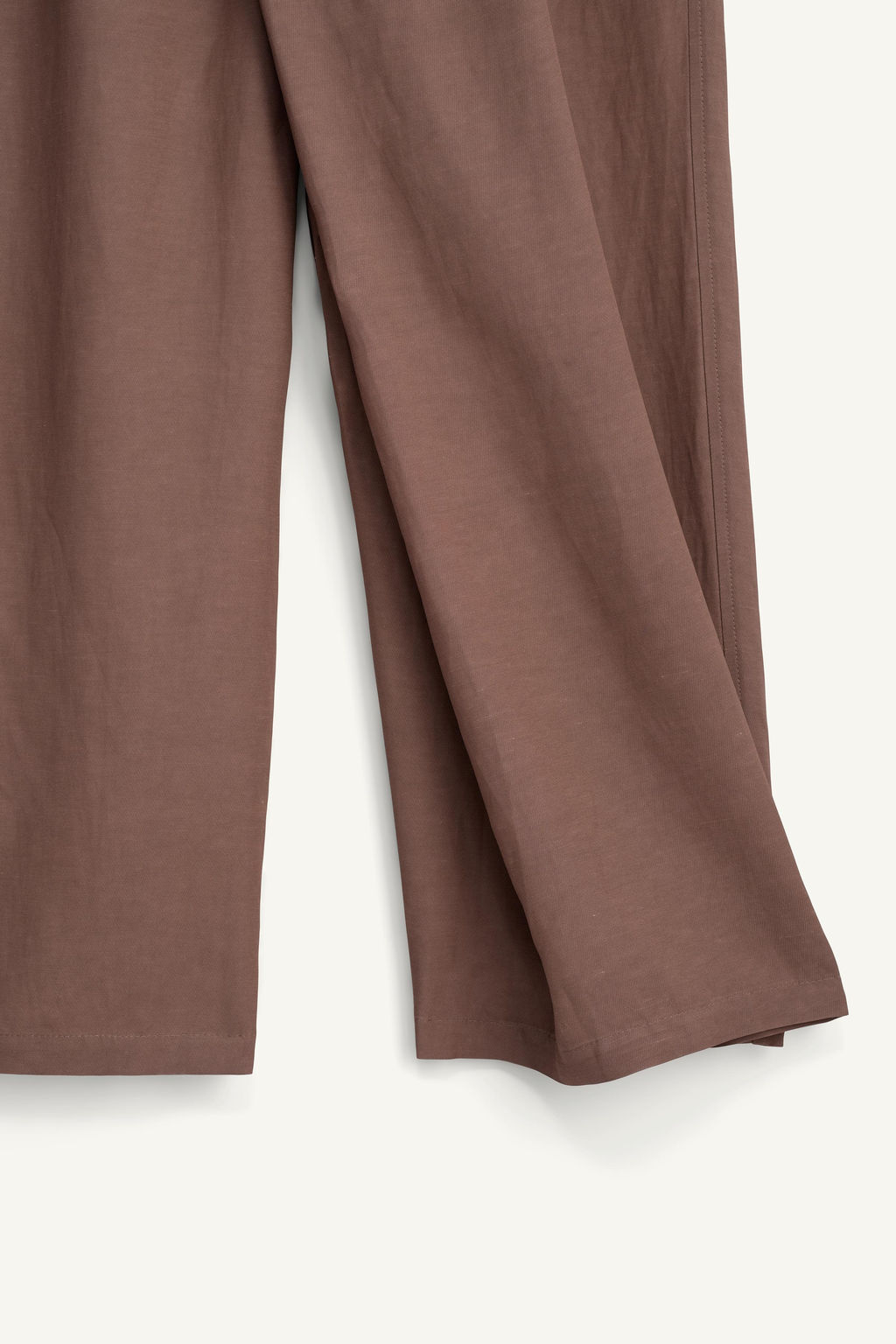 PANTAL?N CRUZADO RELAXED FIT / Gris topo - Zara фото 11