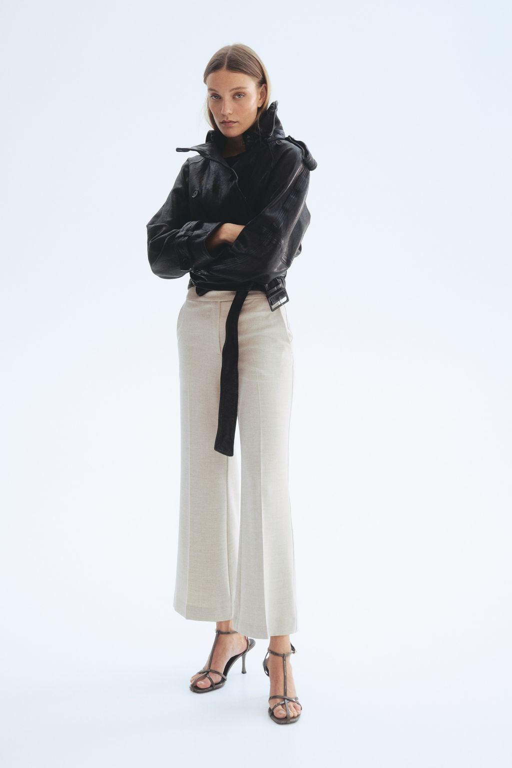 Pantal?n tobillero de corte bootcut - H&m фото 9