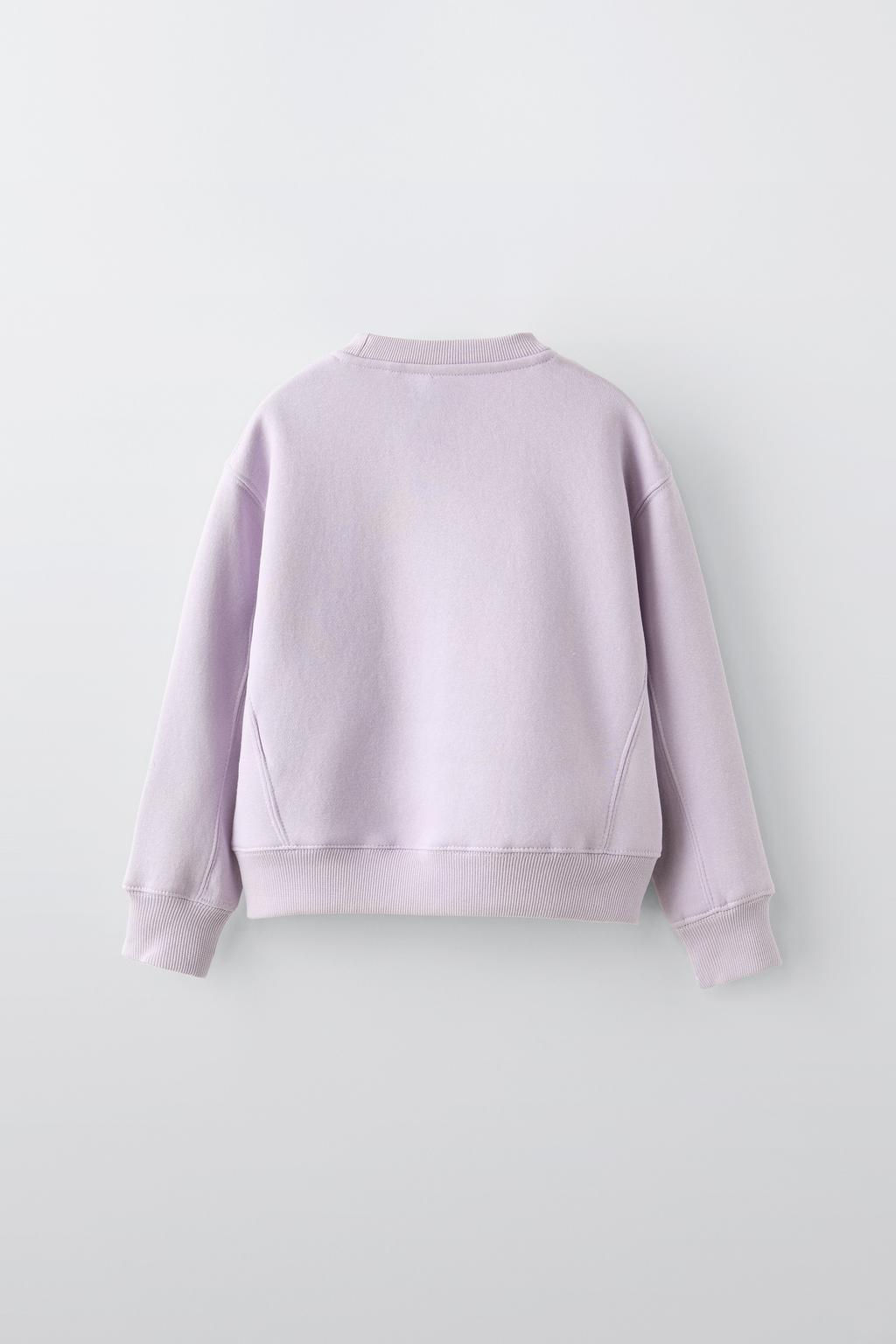 SWEATSHIRT AND JOGGER TROUSERS CO-ORD WITH LABEL - Zara фото 4