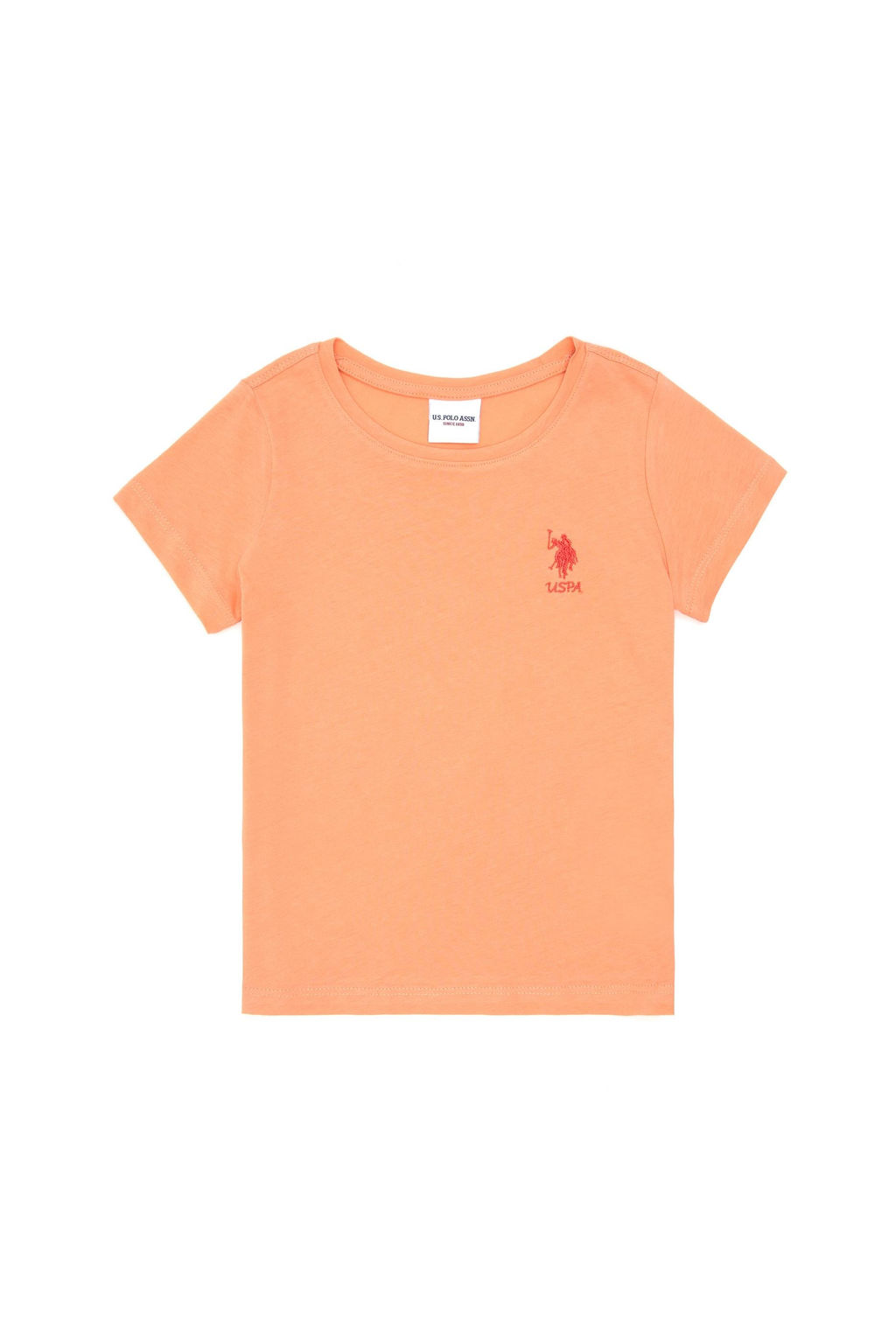 Базовая футболка Salmon для девочек Неожиданная скидка в корзине - U.s. polo assn фото 6