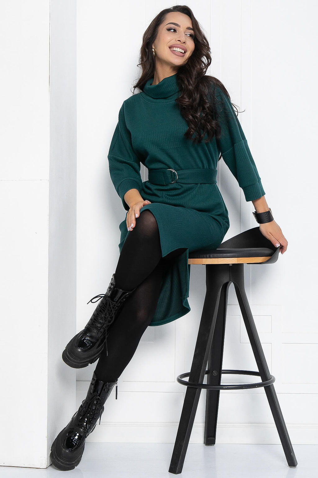 Платье Никс (изумрудное) П14963-4М - Lt collection фото 8