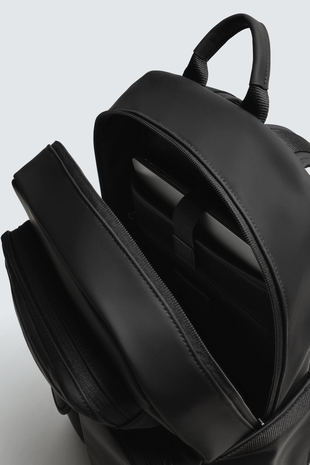 RUBBERISED MULTI-POCKET BACKPACK - Zara фото 15