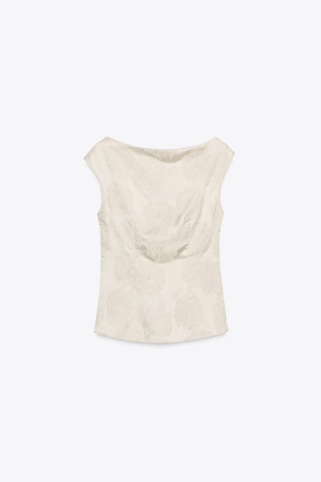 JACQUARD ASYMMETRIC TOP - Zara фото 7