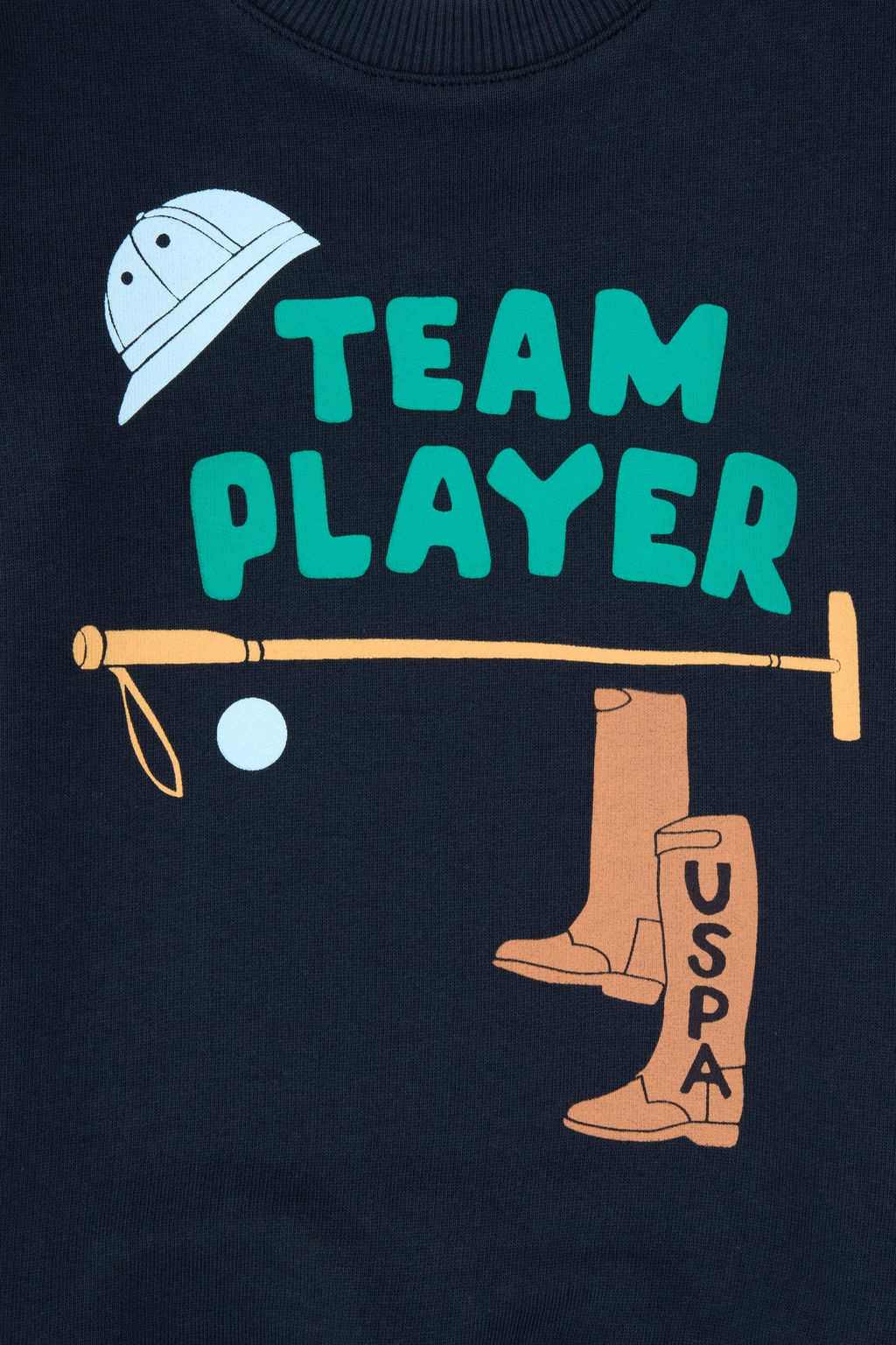 Erkek _ocuk A__k Lacivert Sweatshirt Sepette S_rpriz _ndirim - U.s. polo assn фото 3
