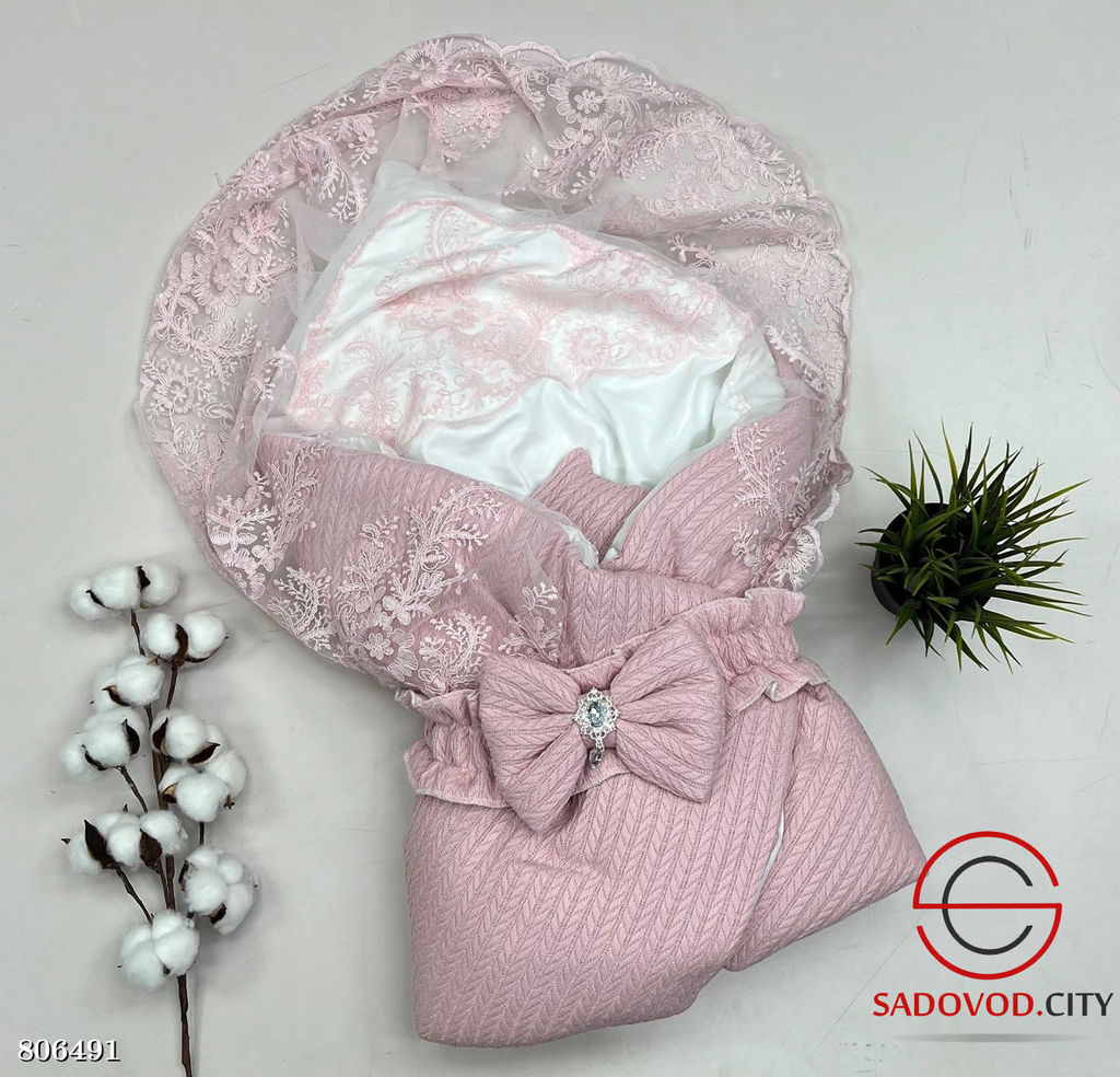 Вязанный конверт на меху, зима-весна - Bruno фото 5