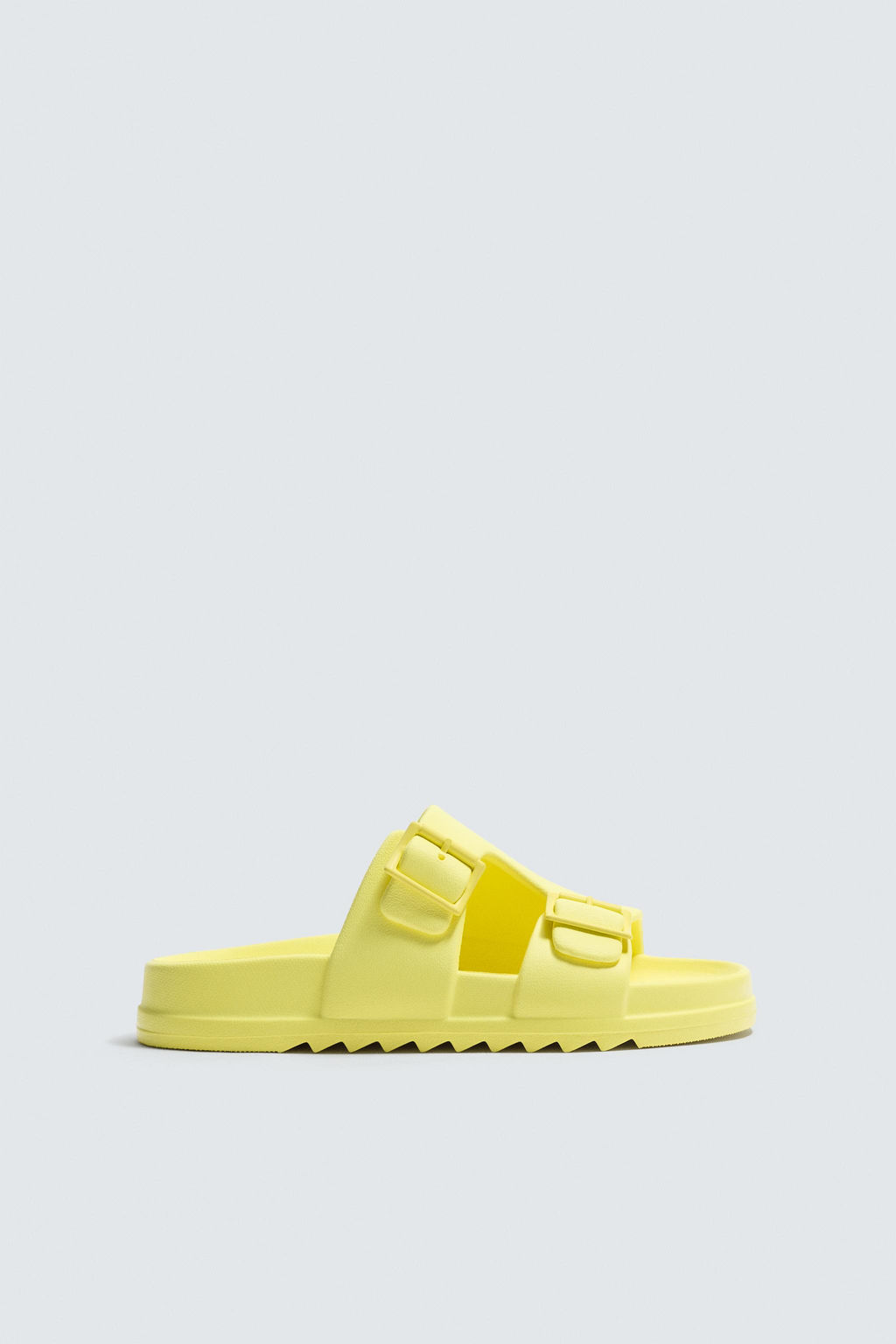SANDALIA DOBLE TIRA ENGOMADA / Amarillo - Zara фото 4