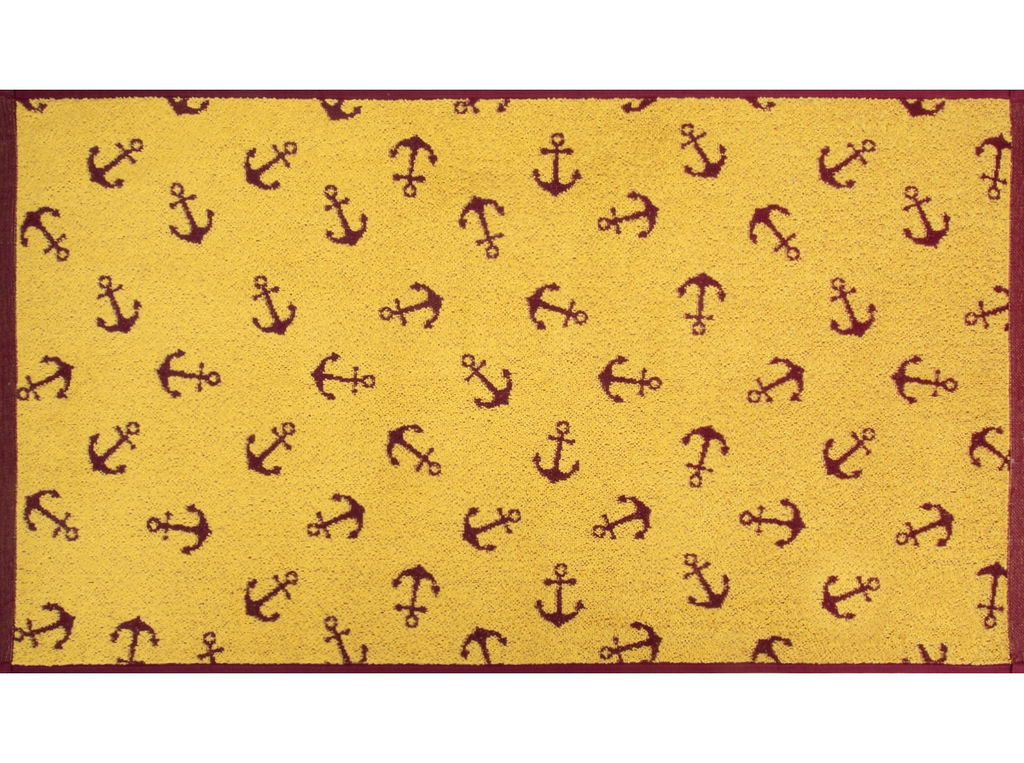 Полотенце махровое 6с103.412ж1 Якоря(кр.дерево1) 50х90см