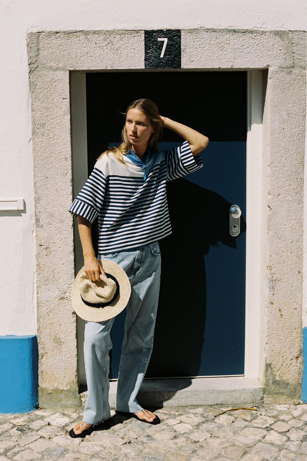 STRIPED LINEN BLEND SHIRT - Zara фото 18