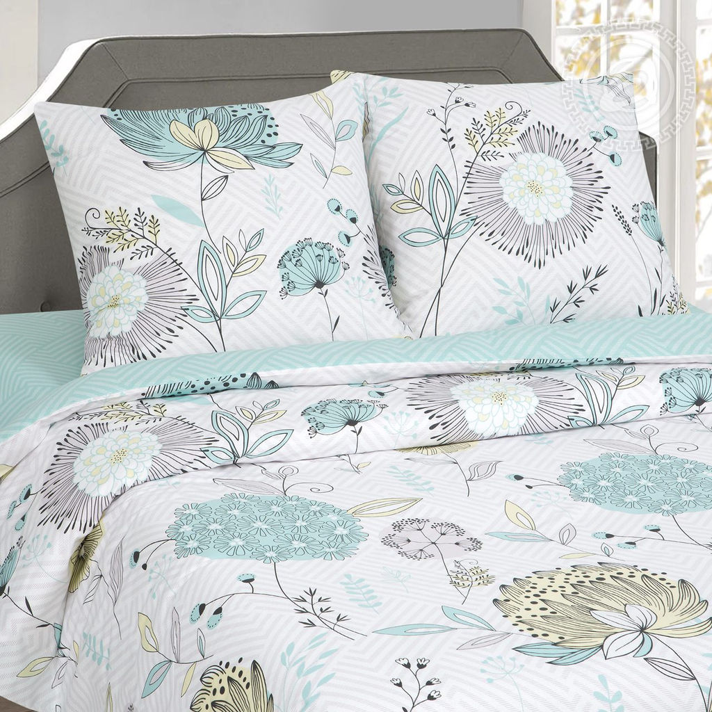 Постельное белье Тишина природы с простынью на резинке (поплин DE LUXE) Евро/Пододеяльник: 1 шт. - 215*200; Простыня на резинке: 1 шт. - 200*180*25; Наволочка: 2 шт. - 70*70; DE LUXE с простынью на резинке