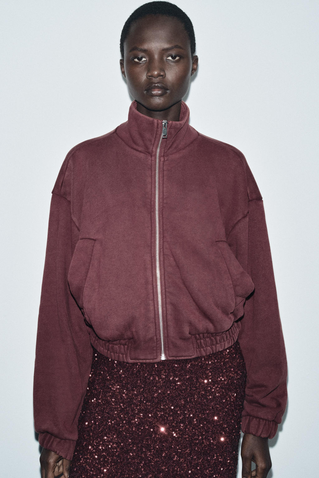 WASHED FLEECE JACKET - Zara фото 2