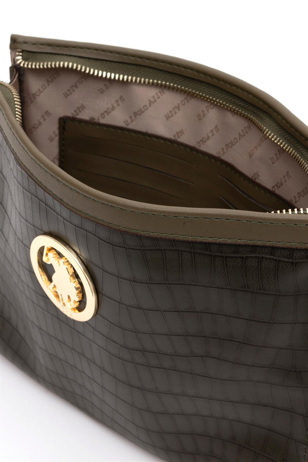 Женская сумка светло-хаки - U.s. polo assn фото 7