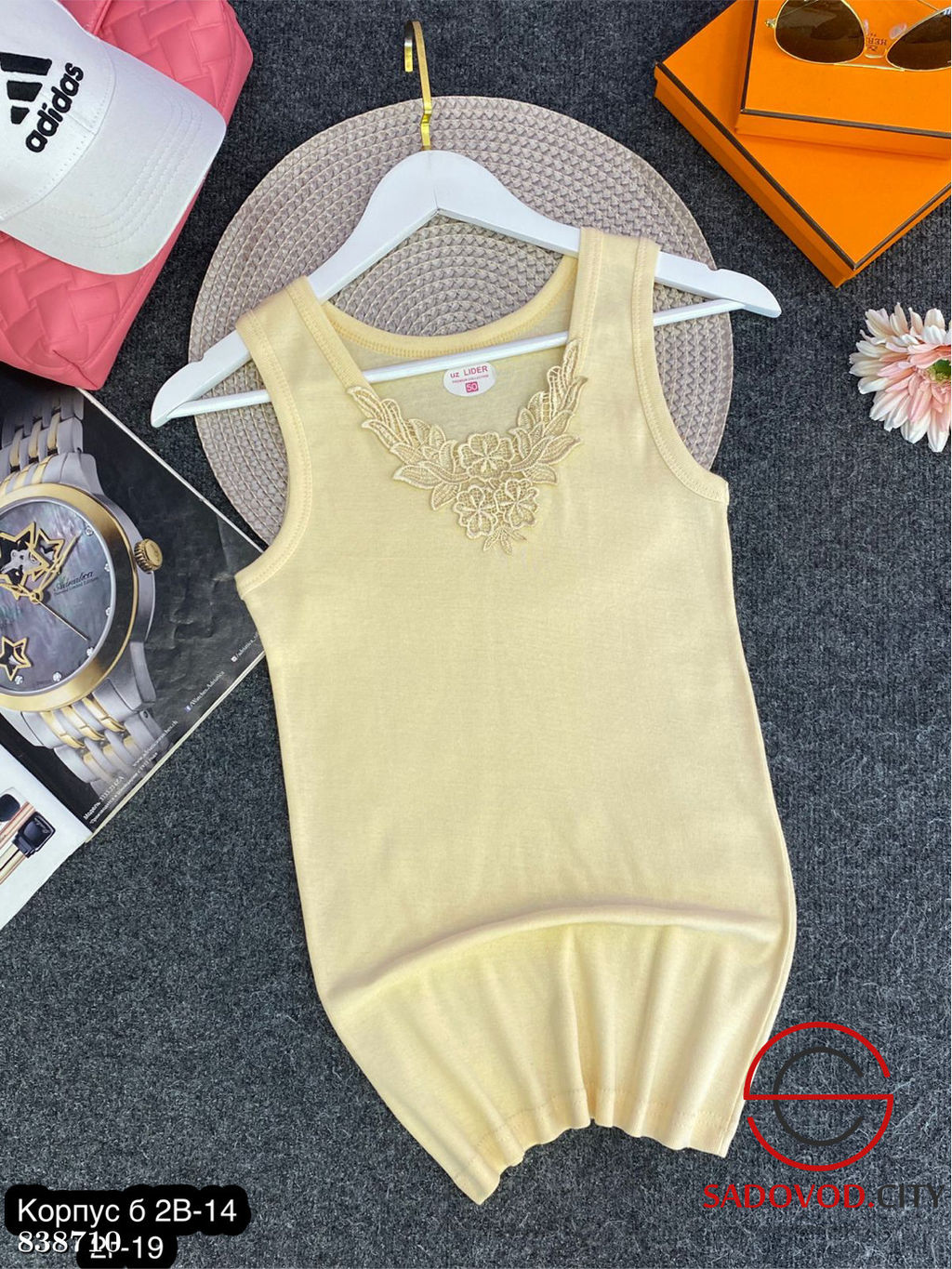 Майка женская с гипюром - Bruno фото 4