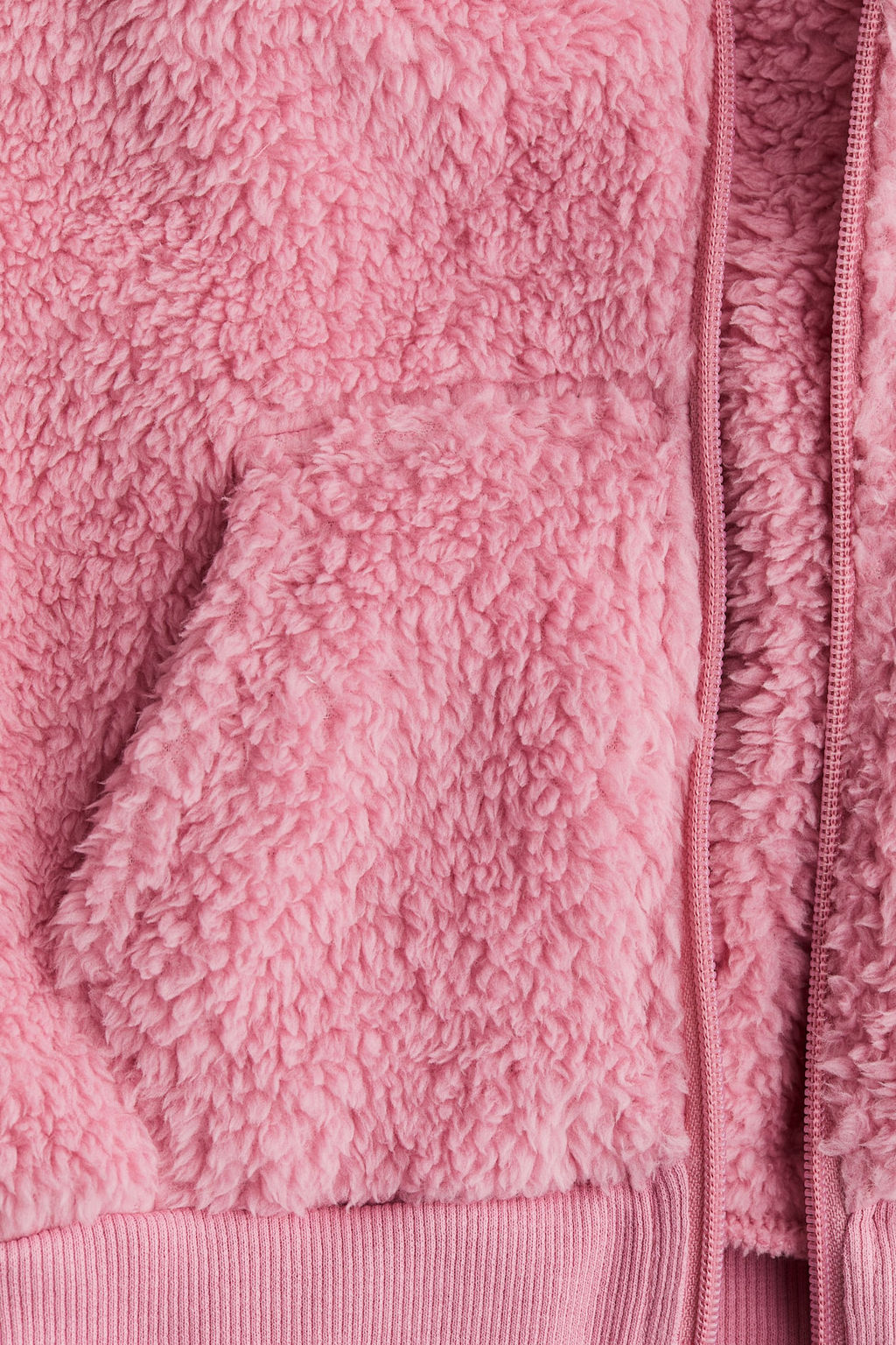 Chaqueta de borreguito con capucha y cremallera - H&m фото 5