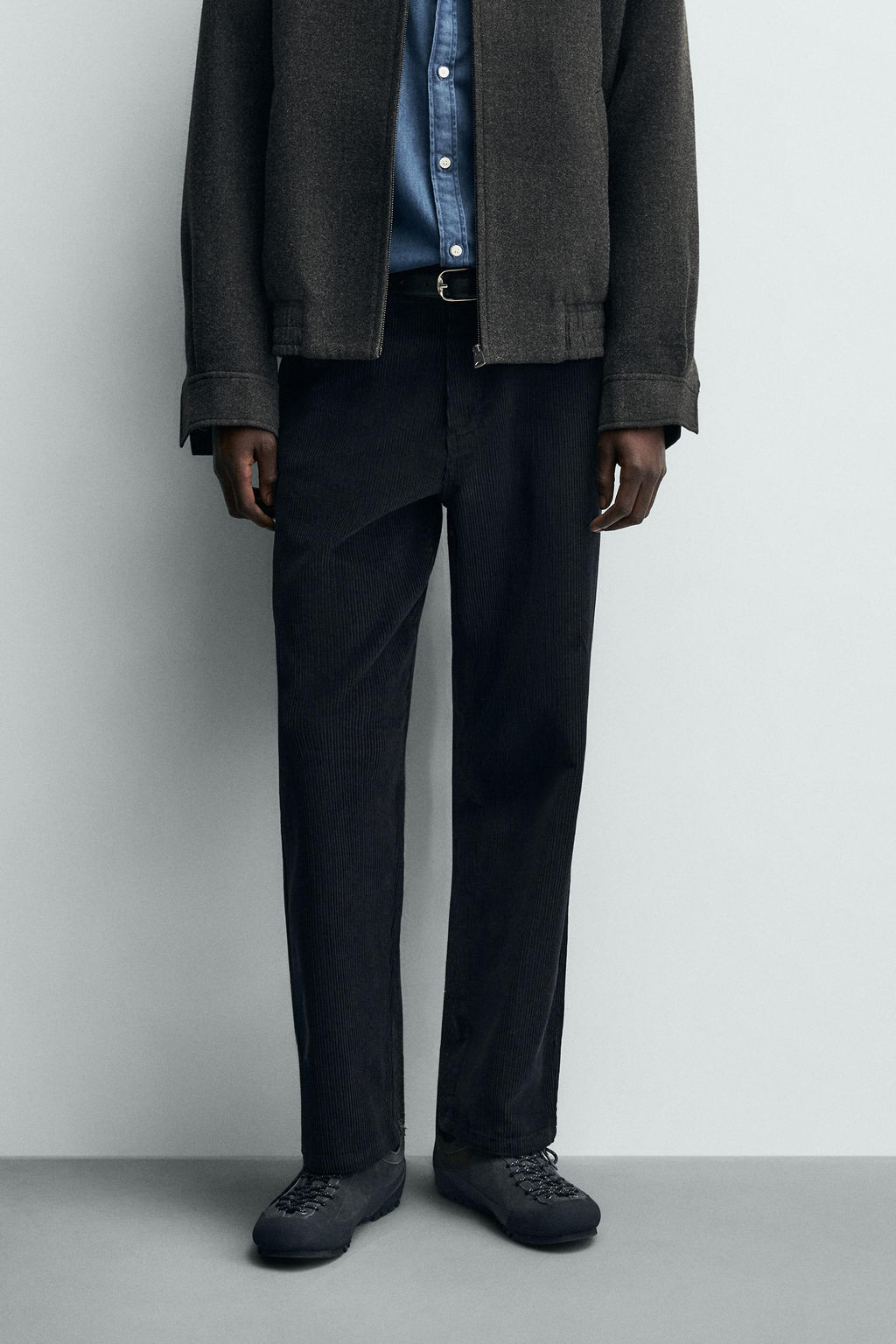 STRAIGHT-LEG CORDUROY TROUSERS - Zara фото 19