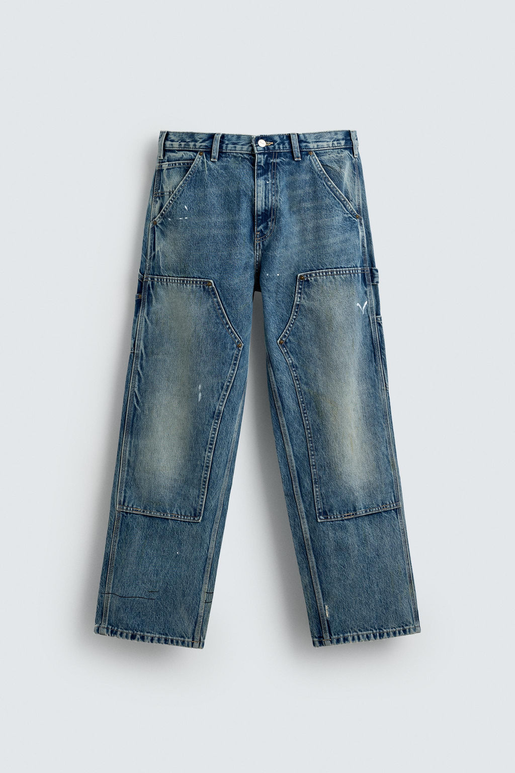 FADED CARPENTER JEANS - Zara фото 7