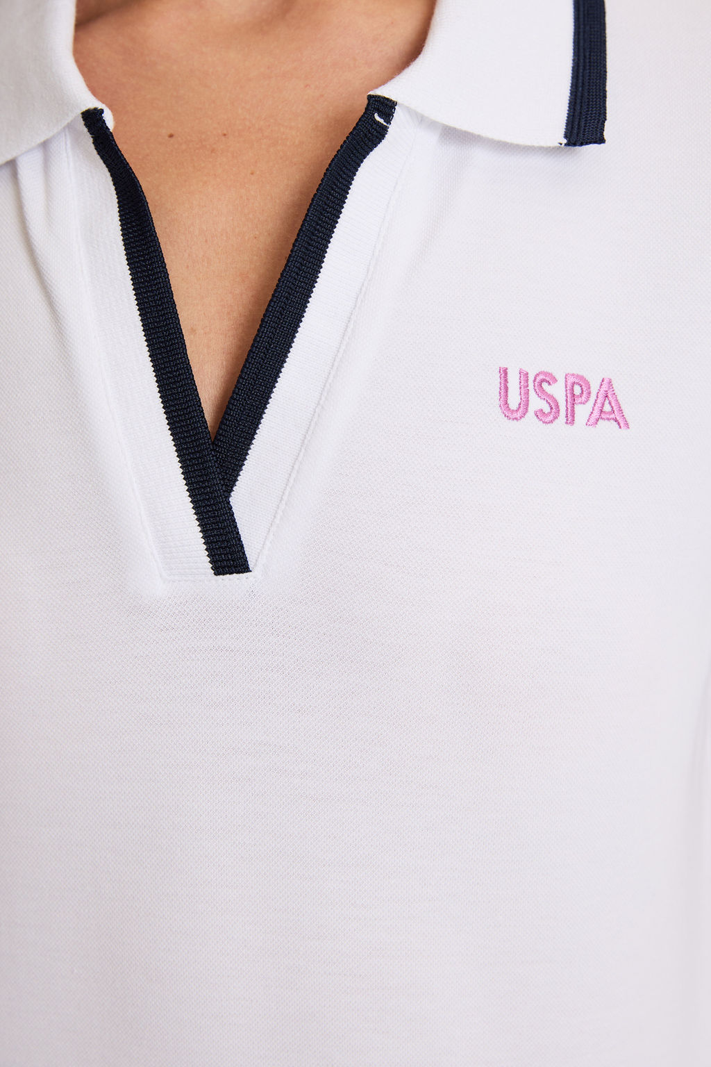 KadДn Beyaz Polo Yaka TiЕГrt - U.s. polo assn фото 6