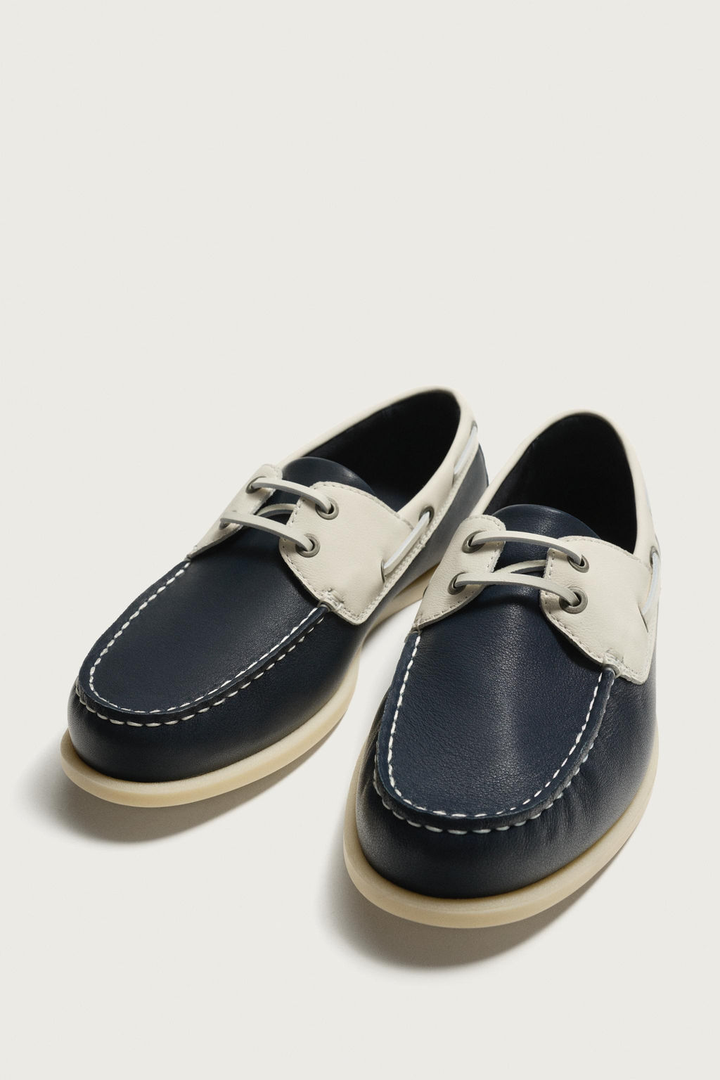 ZAPATO N?UTICO PIEL / Azul - Zara фото 5