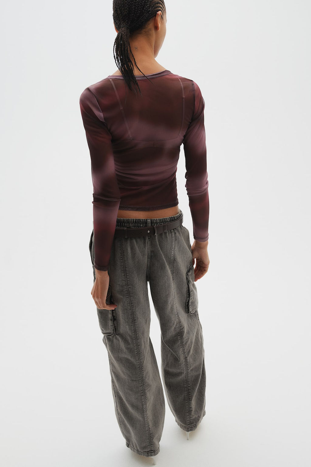 Baggy Low Cargo Jeans - H&m фото 5