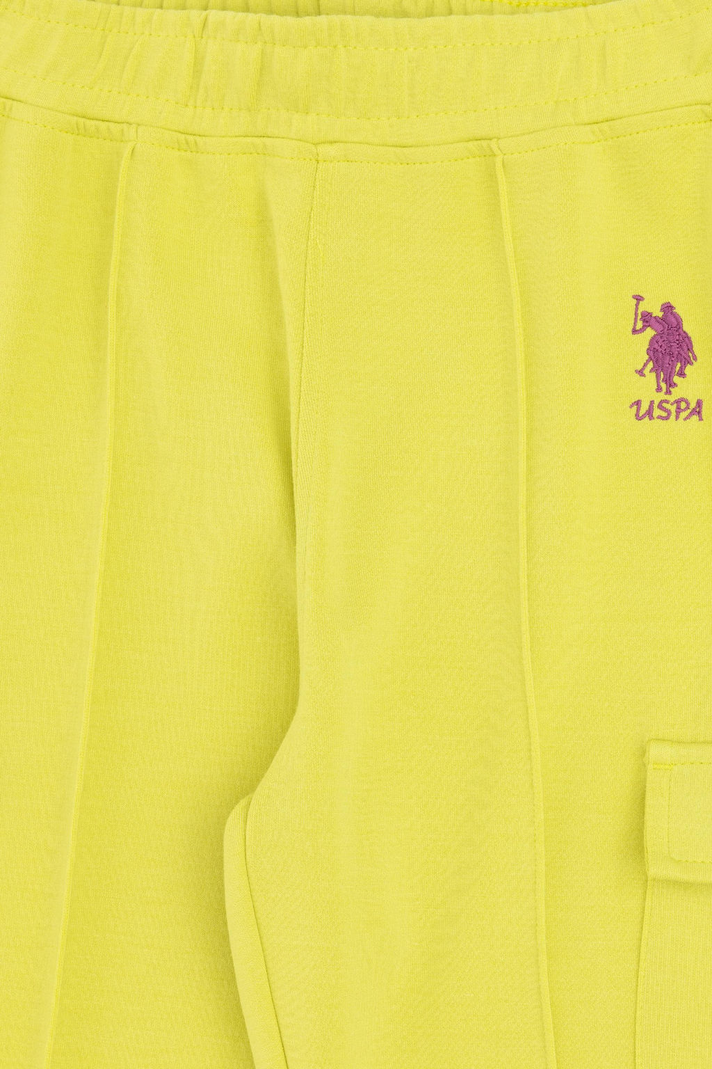 Спортивные штаны фисташкового цвета для девочек - U.s. polo assn фото 4