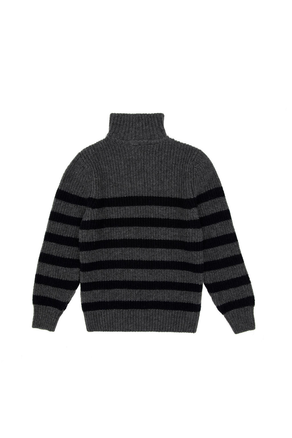 Меланжевый свитер антрацитового цвета для мальчика Неожиданная скидка в корзине - U.s. polo assn фото 2