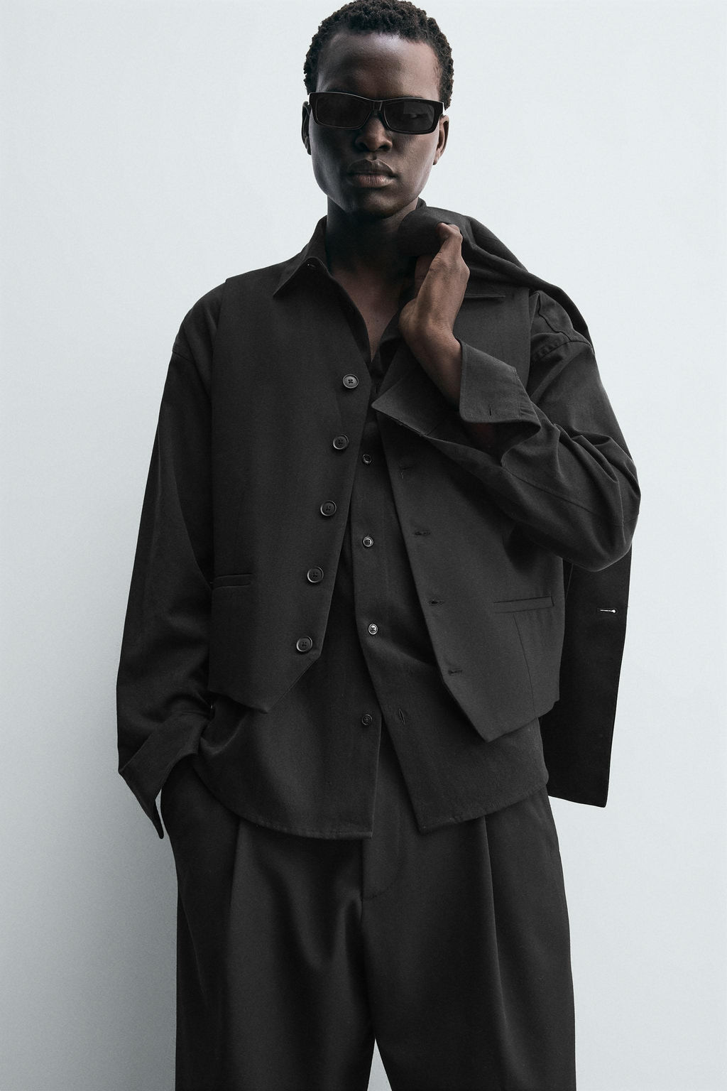TEXTURED SUIT WAISTCOAT - Zara фото 6