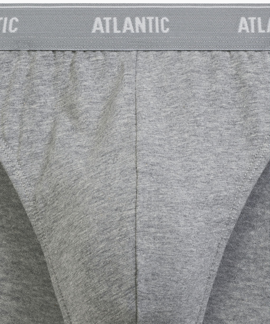 ATLANTIC 2RMP-094 Трусы спорт - набор 2 шт. серый меланж + морской фото 4