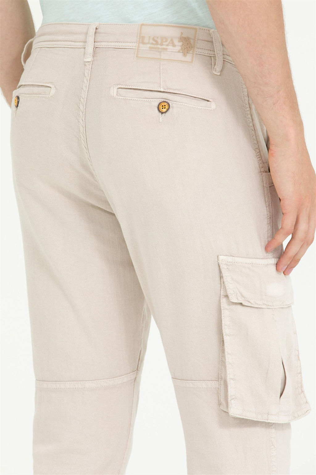 Мужские брюки из плотной ткани Stone - U.s. polo assn фото 14