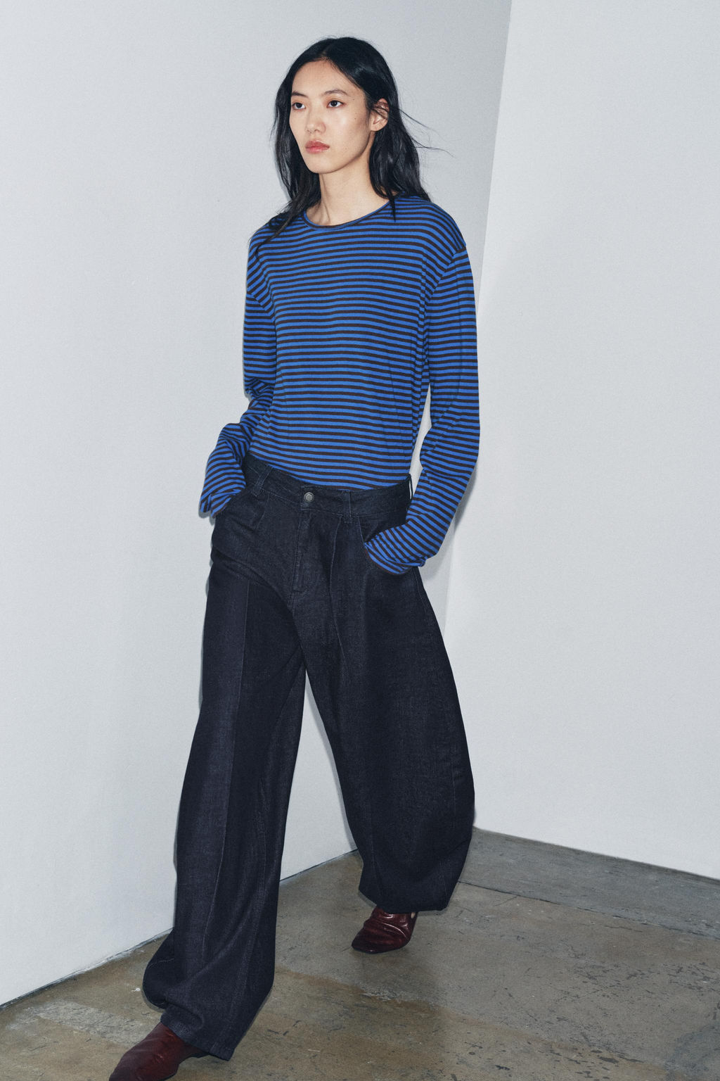 ZW COLLECTION MID-RISE BALLOON JEANS