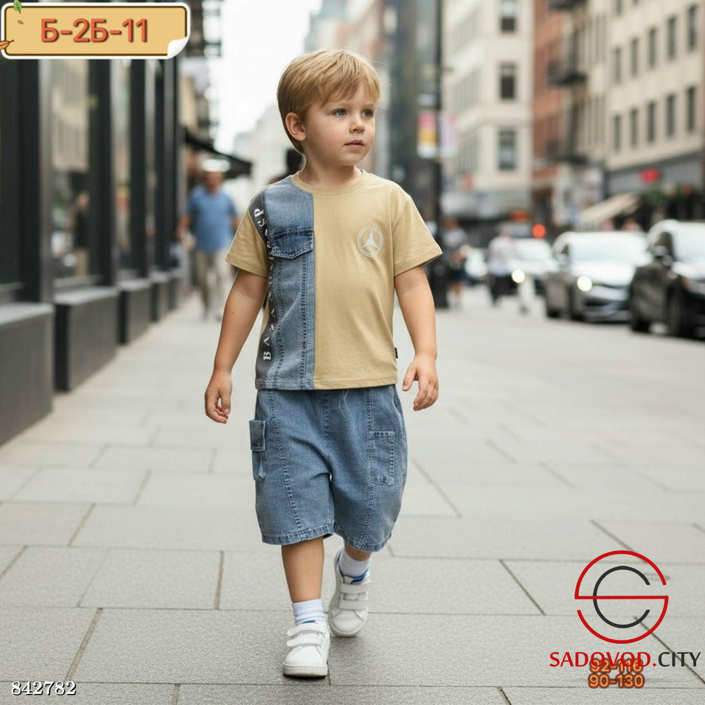 Костюм для мальчика джинсовый