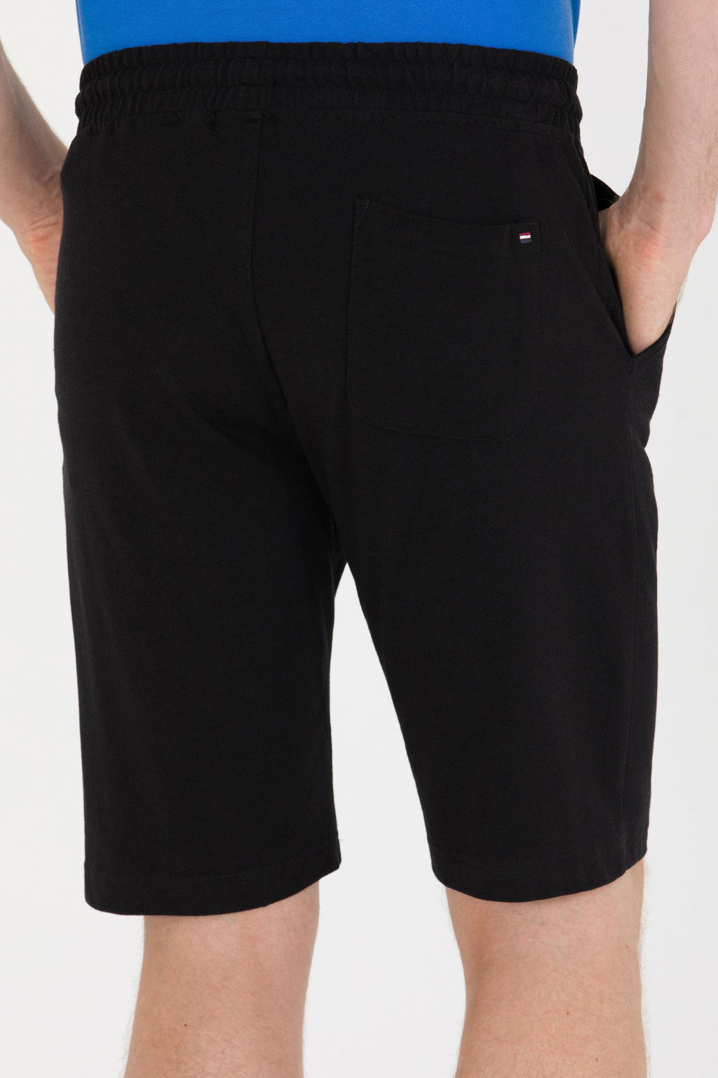 Мужские черные вязаные шорты - U.s. polo assn фото 21