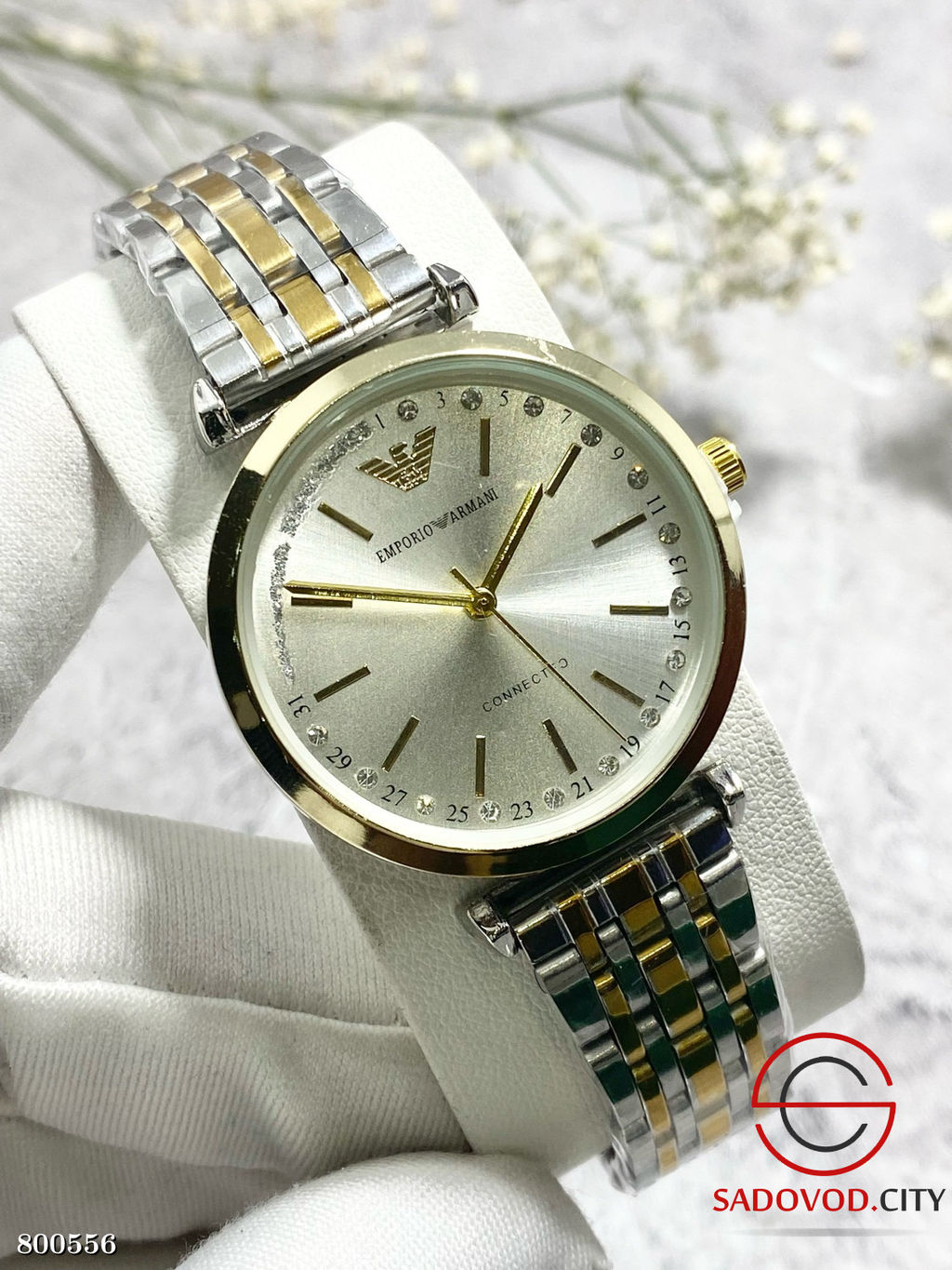 женские часы с кварцевым механизмом и металлическим браслетом - Bruno фото 27