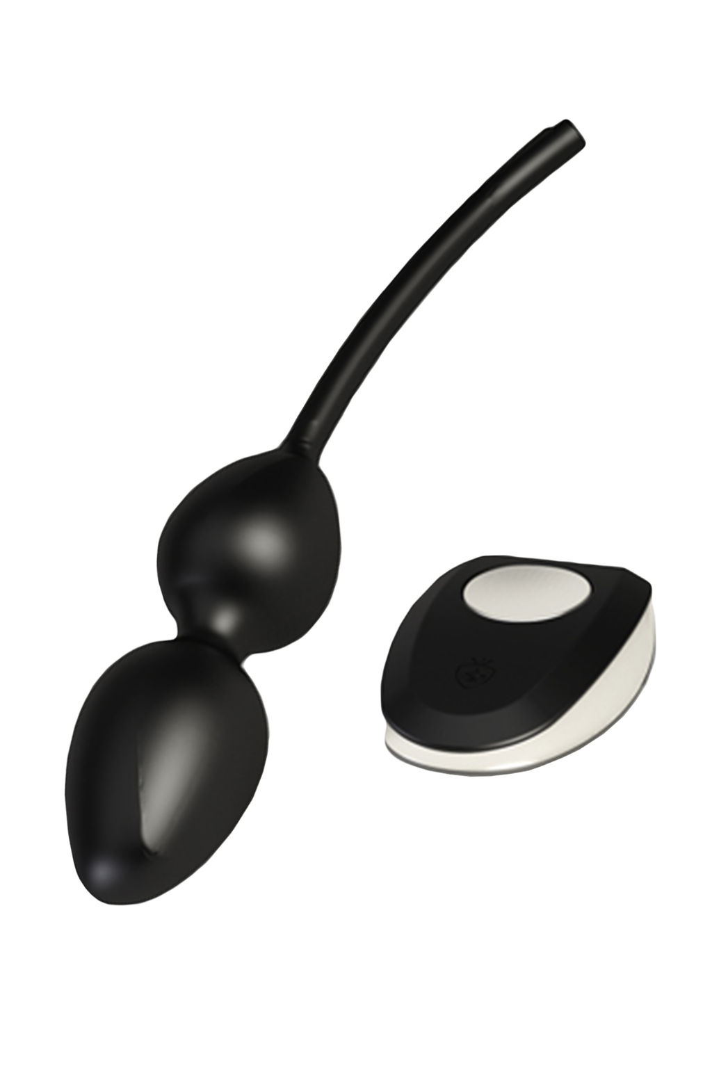 Вагинальные шарики Mystim Jane Untamed Geisha Balls vibe, с вибрацией, силикон, черные  фото 2