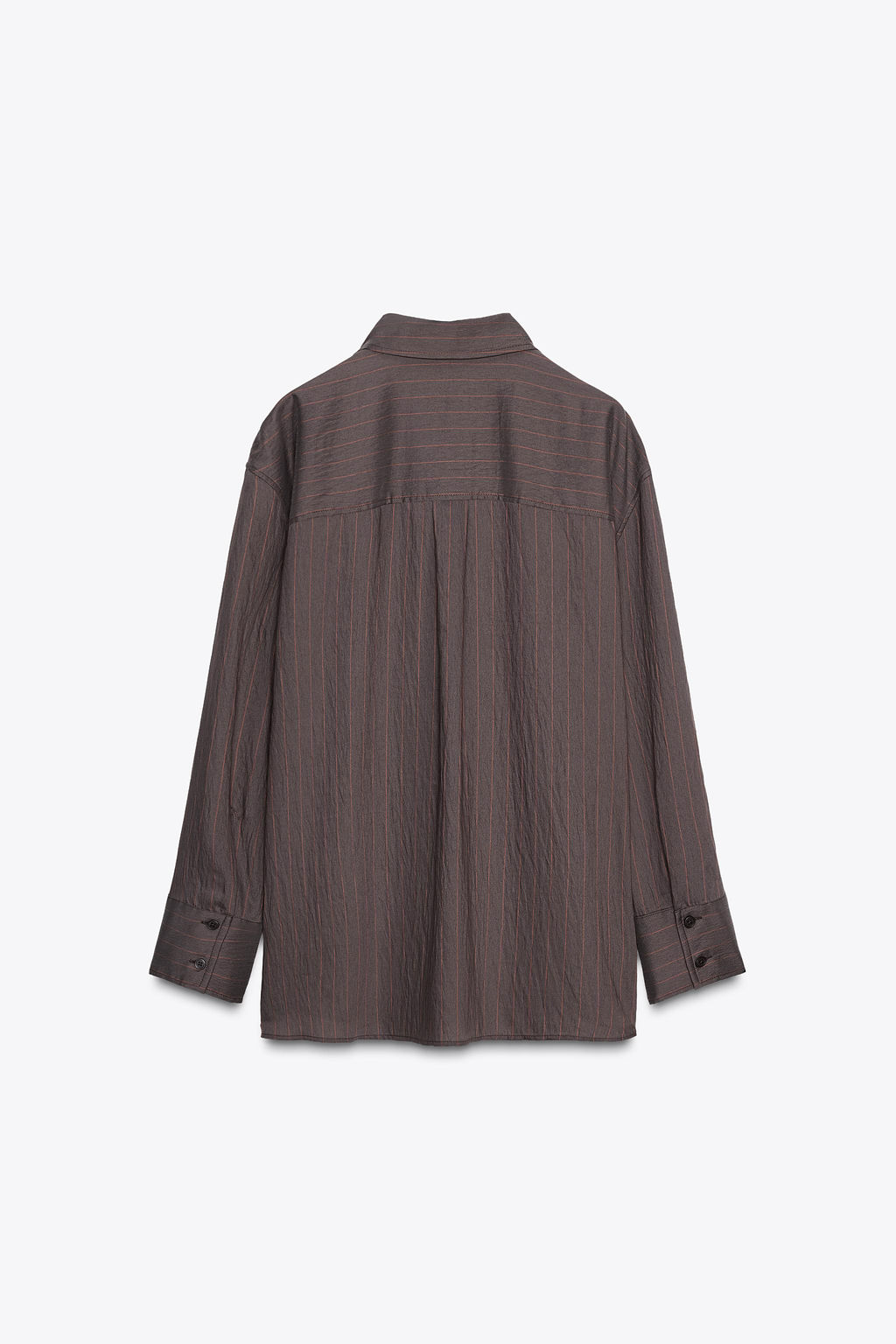 OVERSIZE STRIPED SHIRT ZW COLLECTION - Zara фото 6
