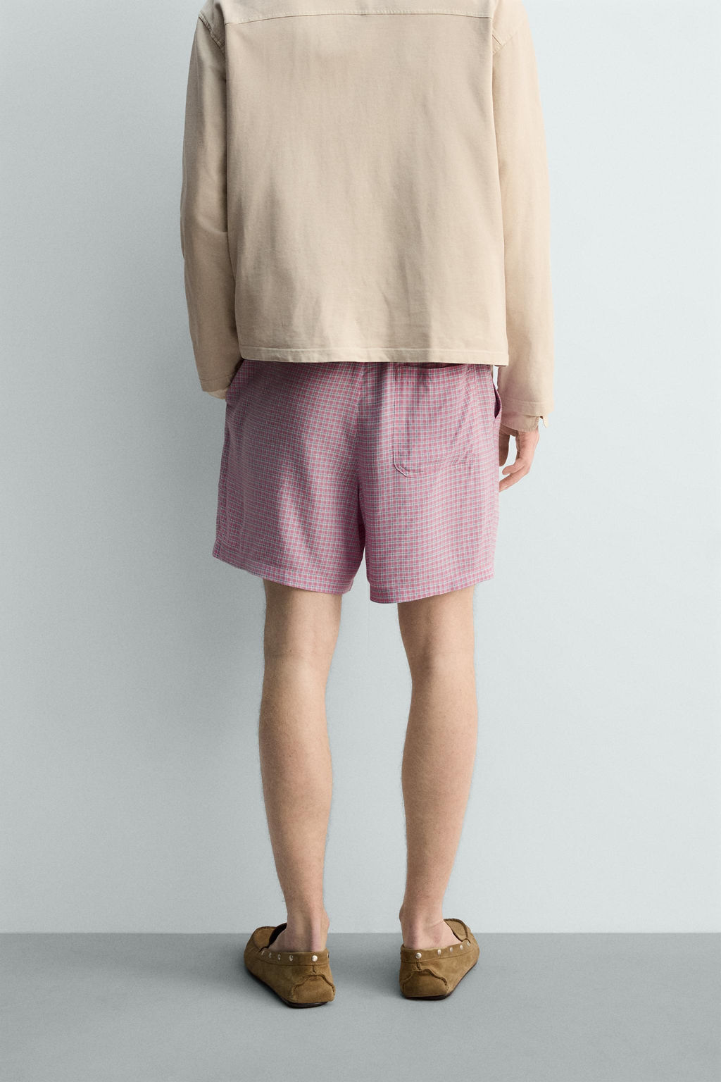 LOOSE-FITTING CHECKS BERMUDA SHORTS LIMITED EDITION - Zara фото 3