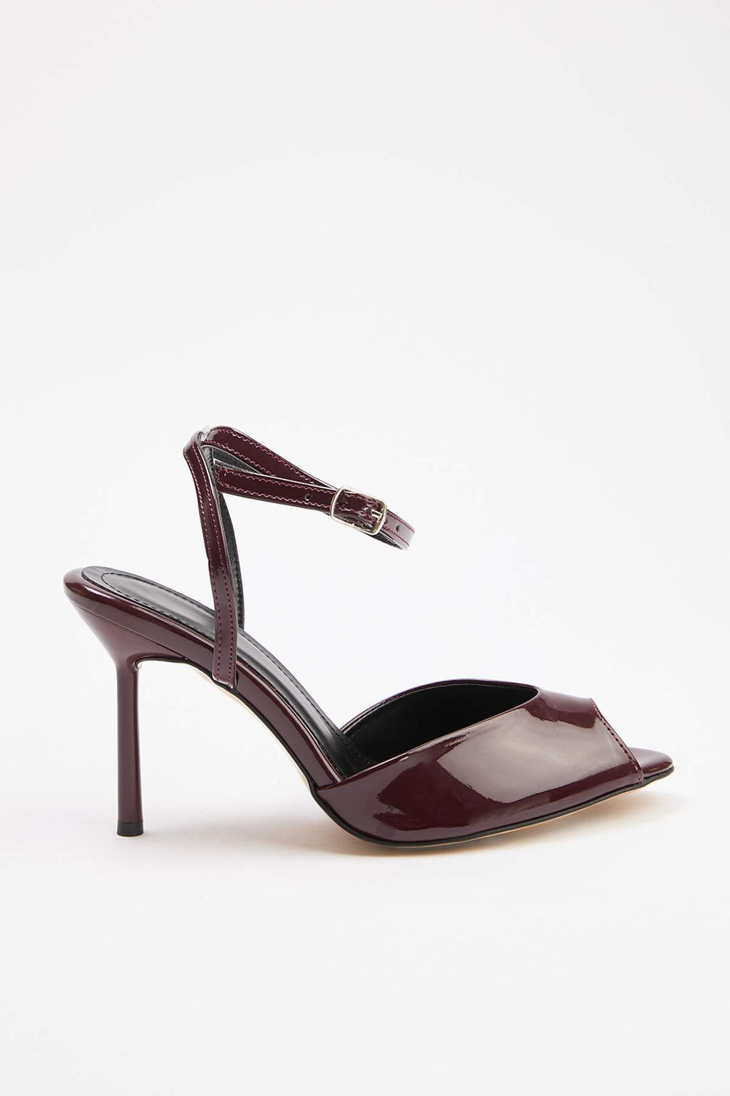 Bordo Rugan 9 cm Kad?n Klasik Topuklu Ayakkab? TAKSS26TO00029