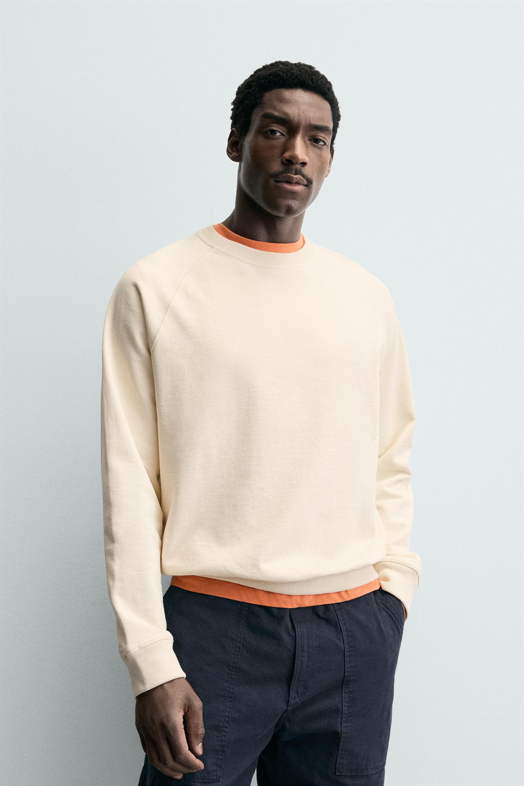 SUDADERA CREWNECK LAVADA / Crudo - Zara фото 2