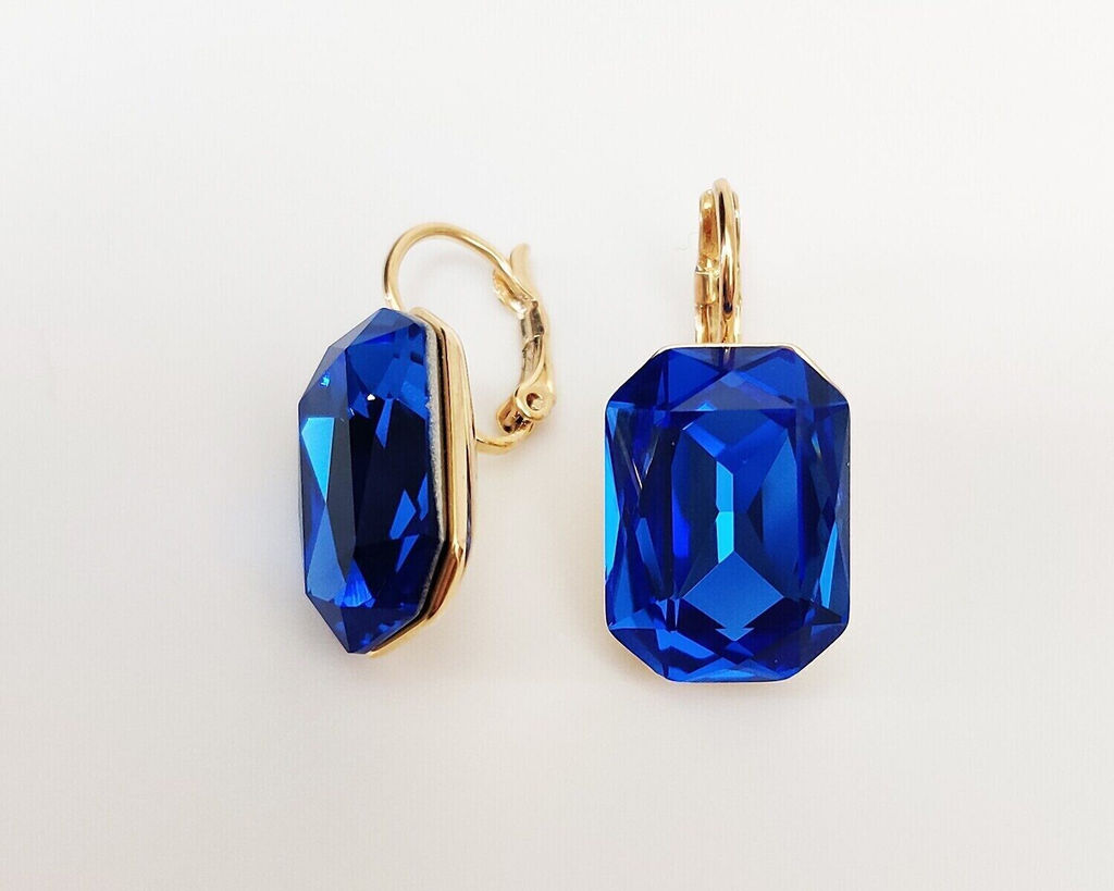 Серьги с чешскими кристаллами