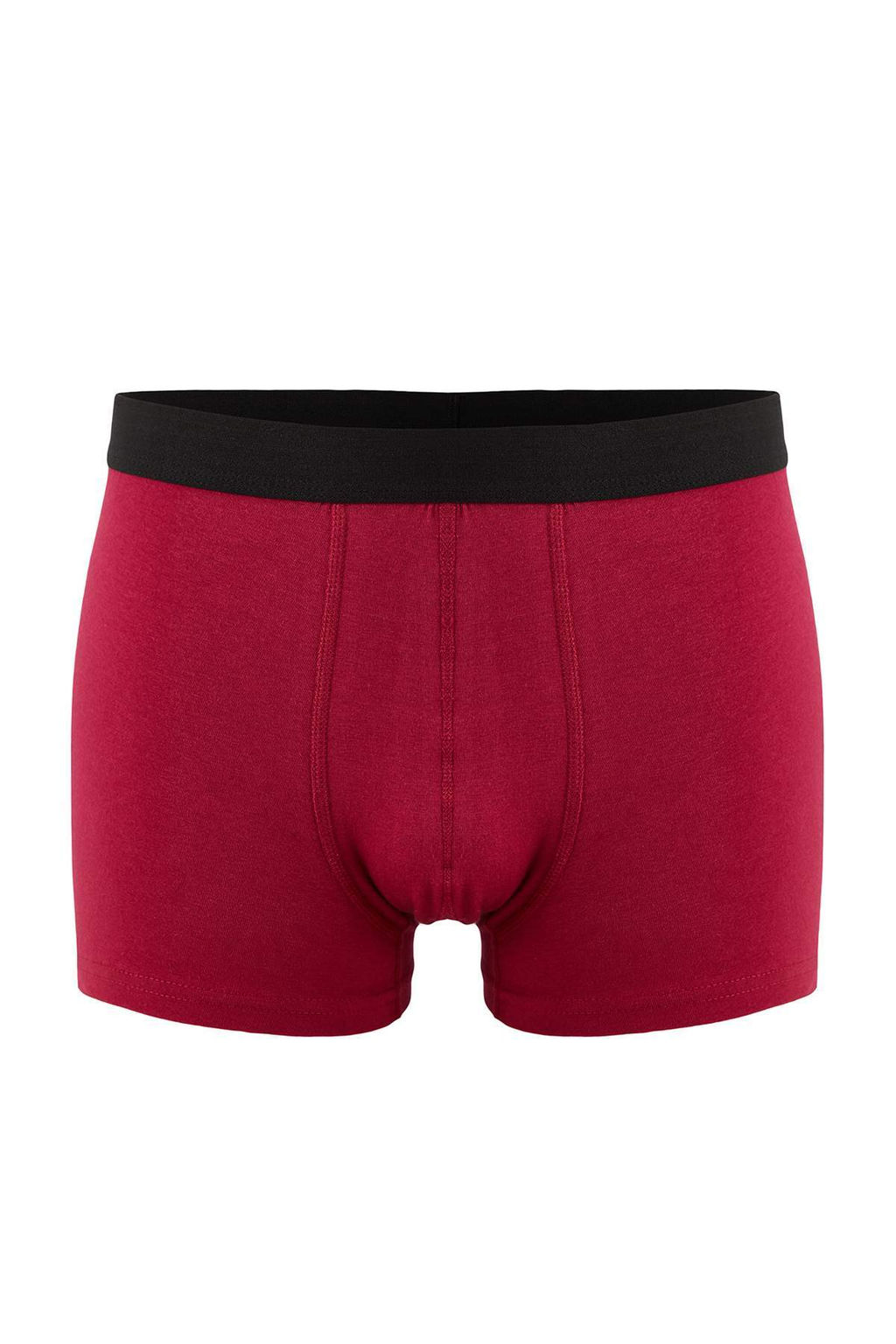 Cok Renkli 3lu Paket Desenli/Duz Pamuklu Boxer TMNAW25BX00009 - Trendyolmilla фото 7