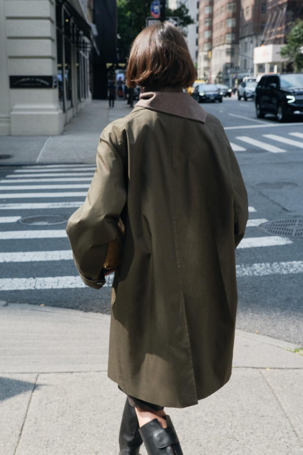 ZW COLLECTION WATER-REPELLENT TRENCH COAT - Zara фото 8