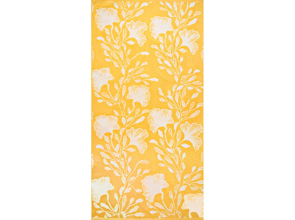 Полотенце махровое 6с102.413ж1 Переливы(т.желтый4) 81х160см