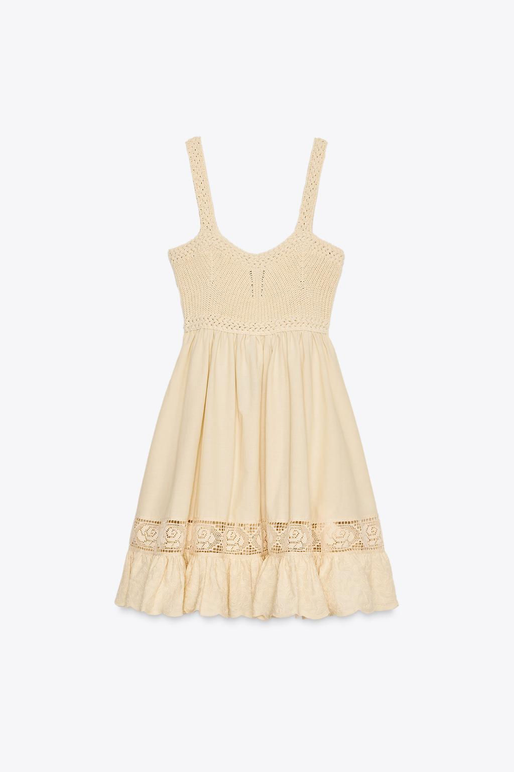 COMBINED KNIT DRESS - Zara фото 6