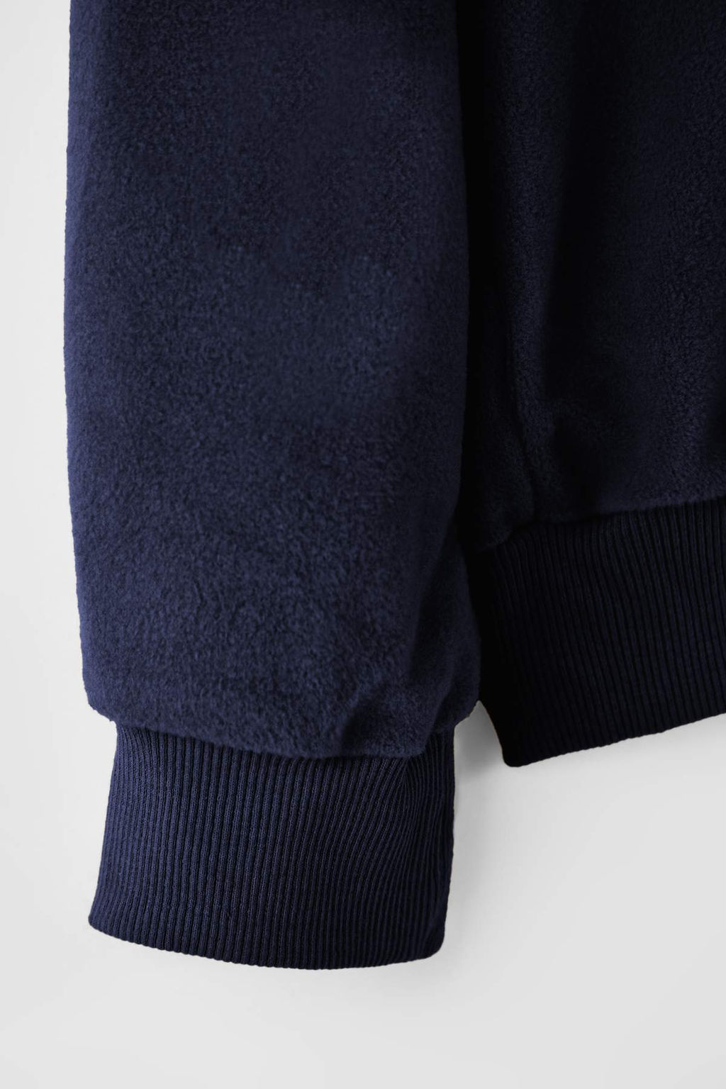 Lacivert Regular/Normal Kesim Polar Bisiklet Yaka Sweatshirt/Pijama Ustu TMNAW26SW00033