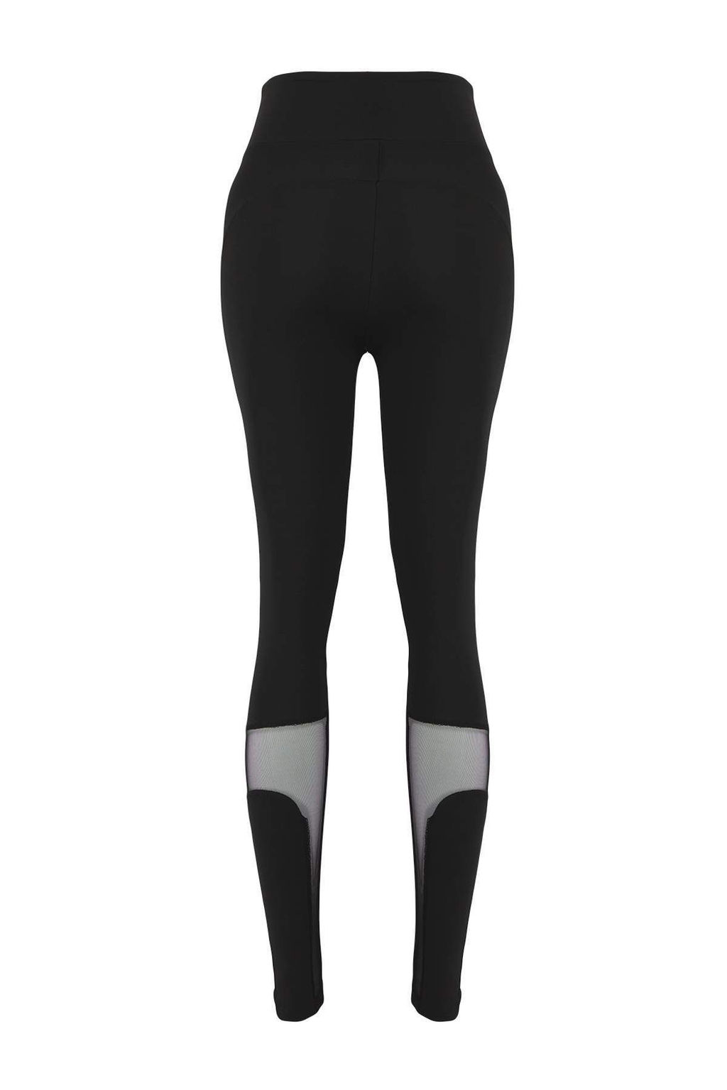 Siyah Tul Detayl? Tam Boy Orme Spor Tayt THMAW26TY00006 - Trendyolmilla фото 6