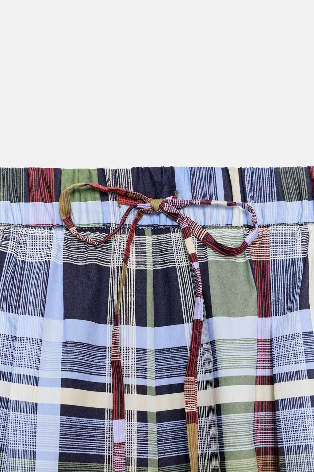PANTAL?N BOMBACHO CUADROS ZW COLLECTION / Multicolor