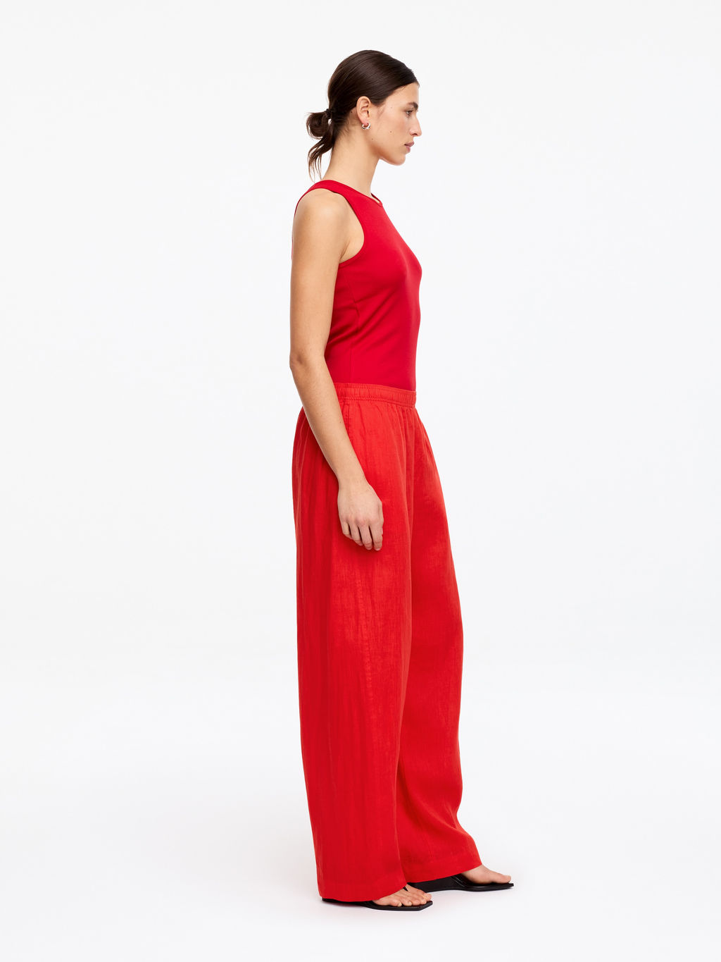 Pantalones de lino barrel - H&m фото 6