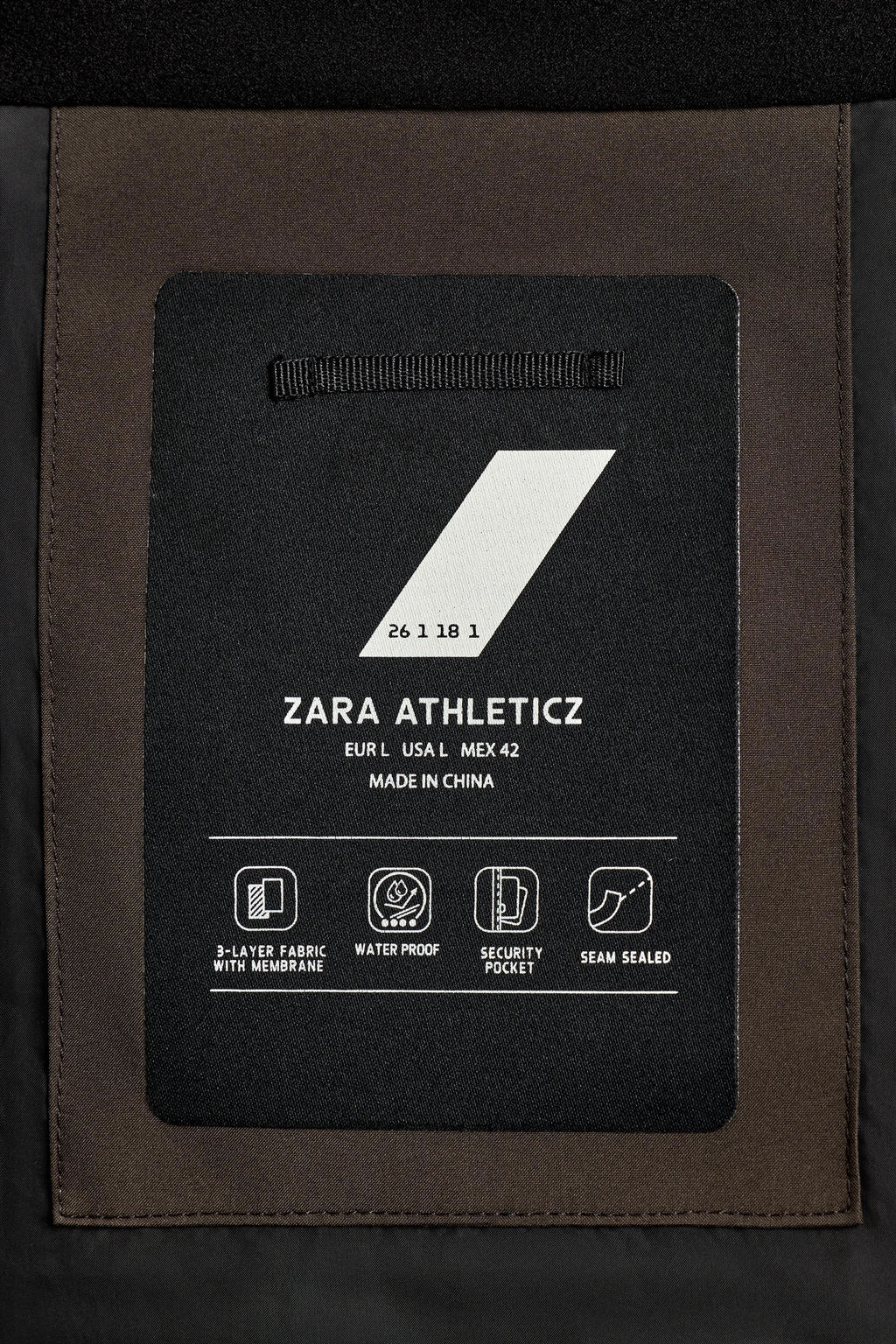 RECCO® WATERPROOF SKI PUFFER JACKET - Zara фото 32