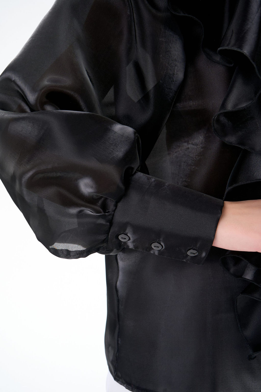 Рубашка Алиша (черный) - Эльза фото 8