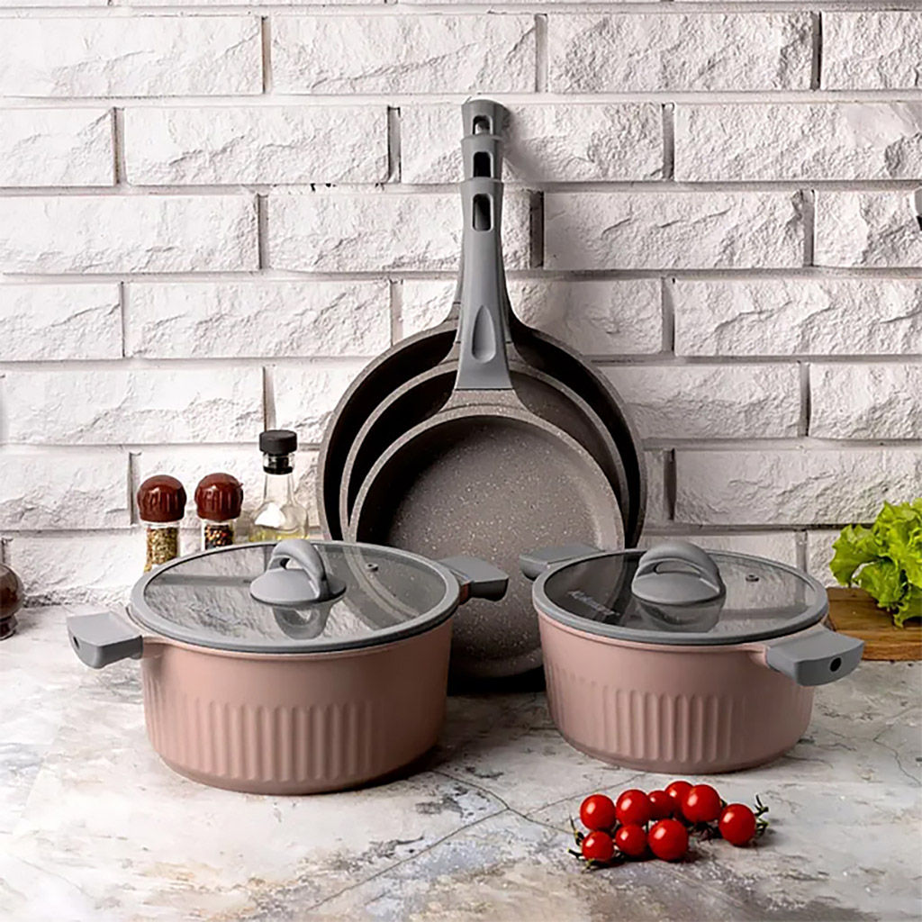 Сковорода с тефлоновым покрытием д28см Stella, h6,5см, s0,32см, дно д26см, s0,4см, ручка из термостойкого пластика (Россия) - Домашняя мода фото 8